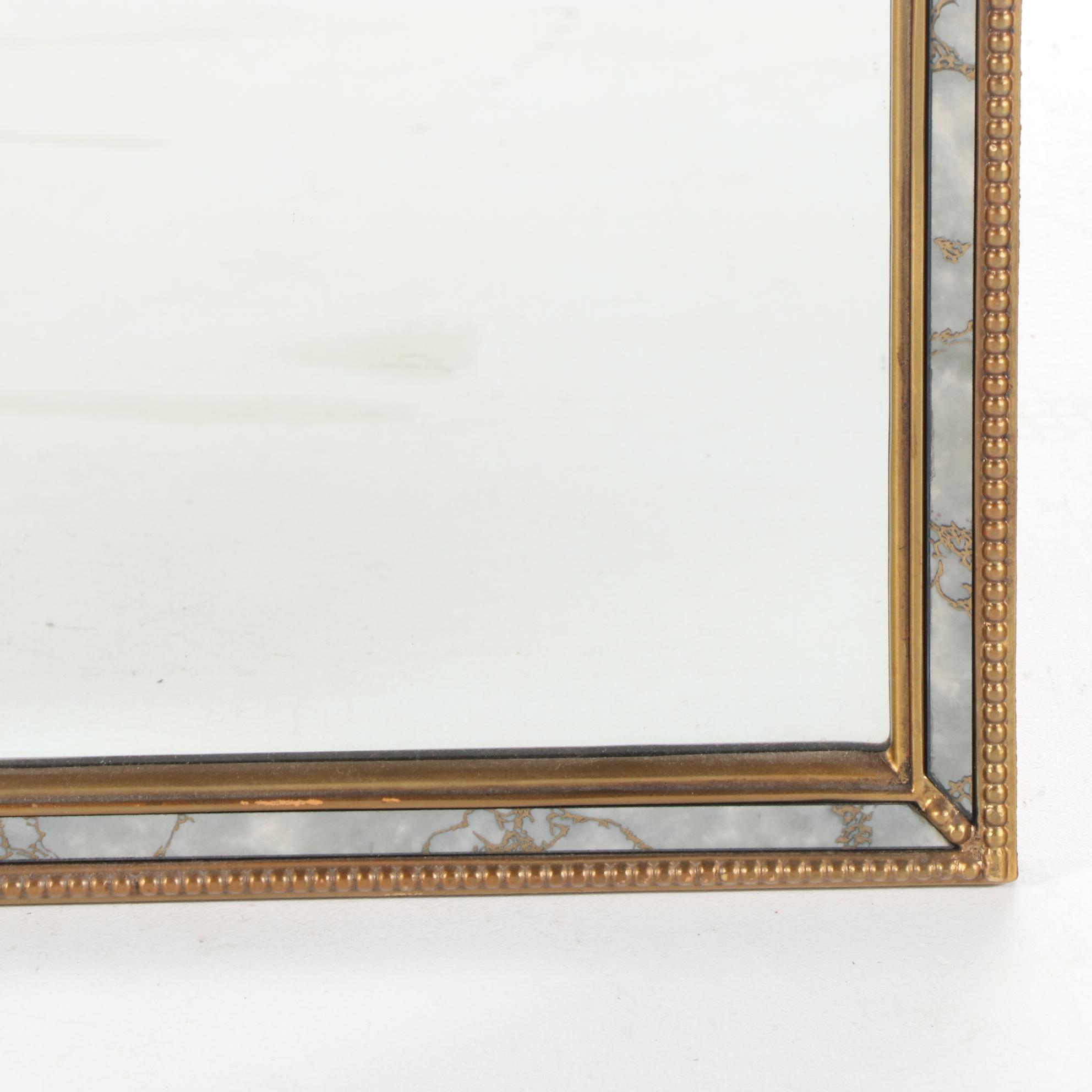 Neoclassical Style Marlock Inc. Gilt Composite Mirror, Late 20th Century