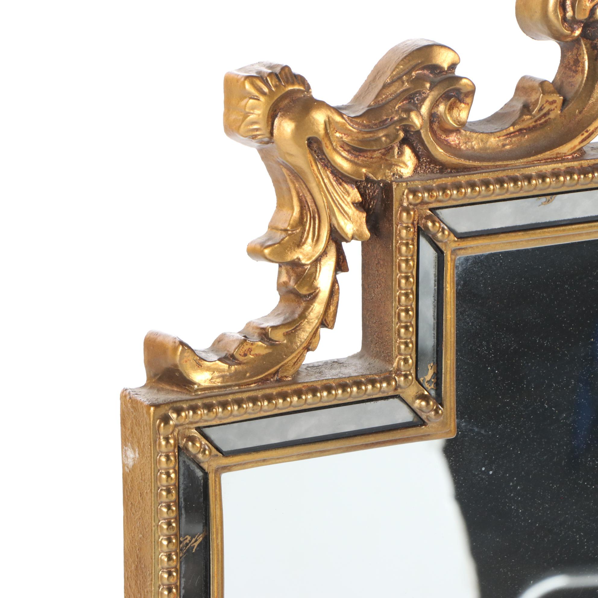 Neoclassical Style Marlock Inc. Gilt Composite Mirror, Late 20th Century