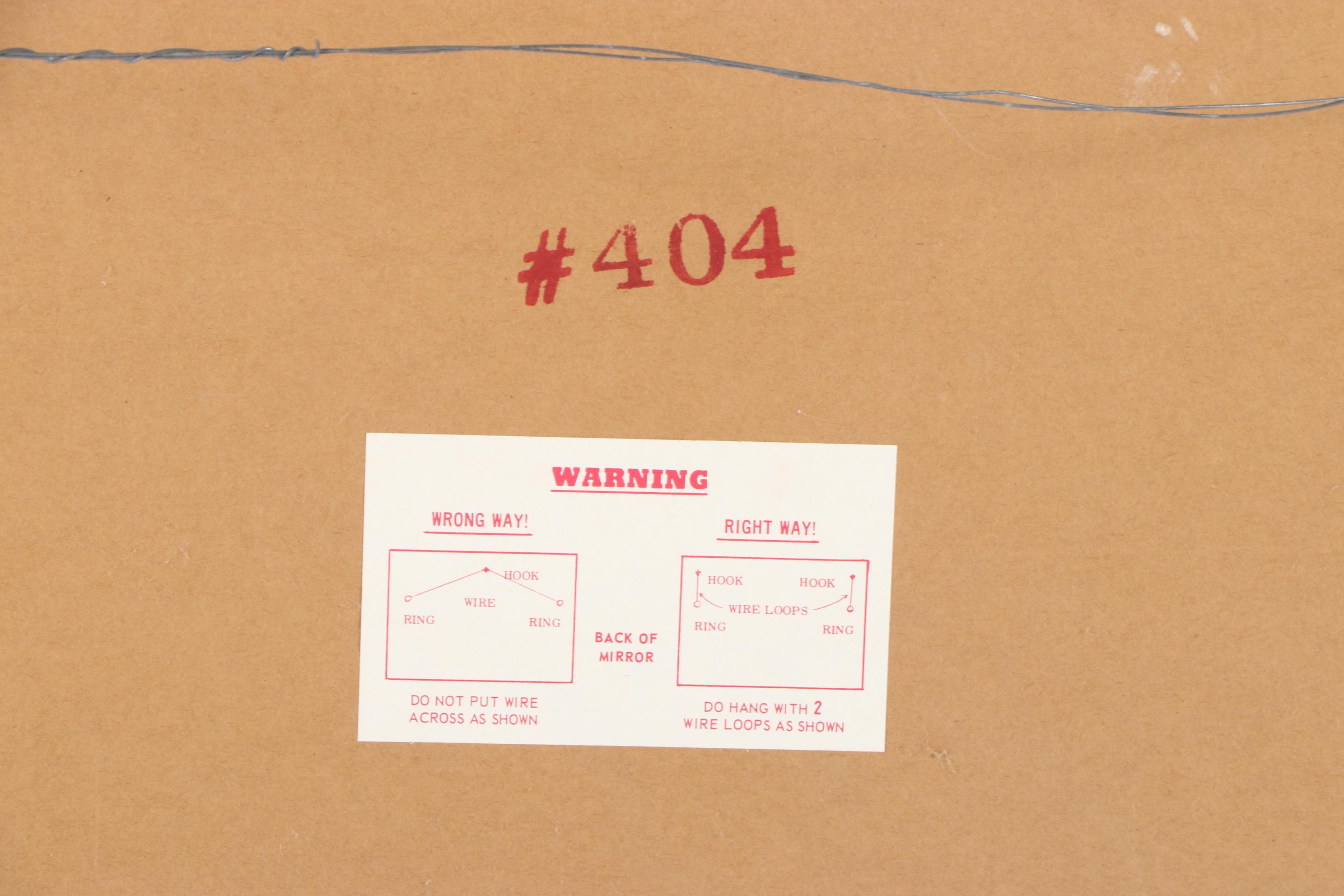 Neoclassical Style Marlock Inc. Gilt Composite Mirror, Late 20th Century