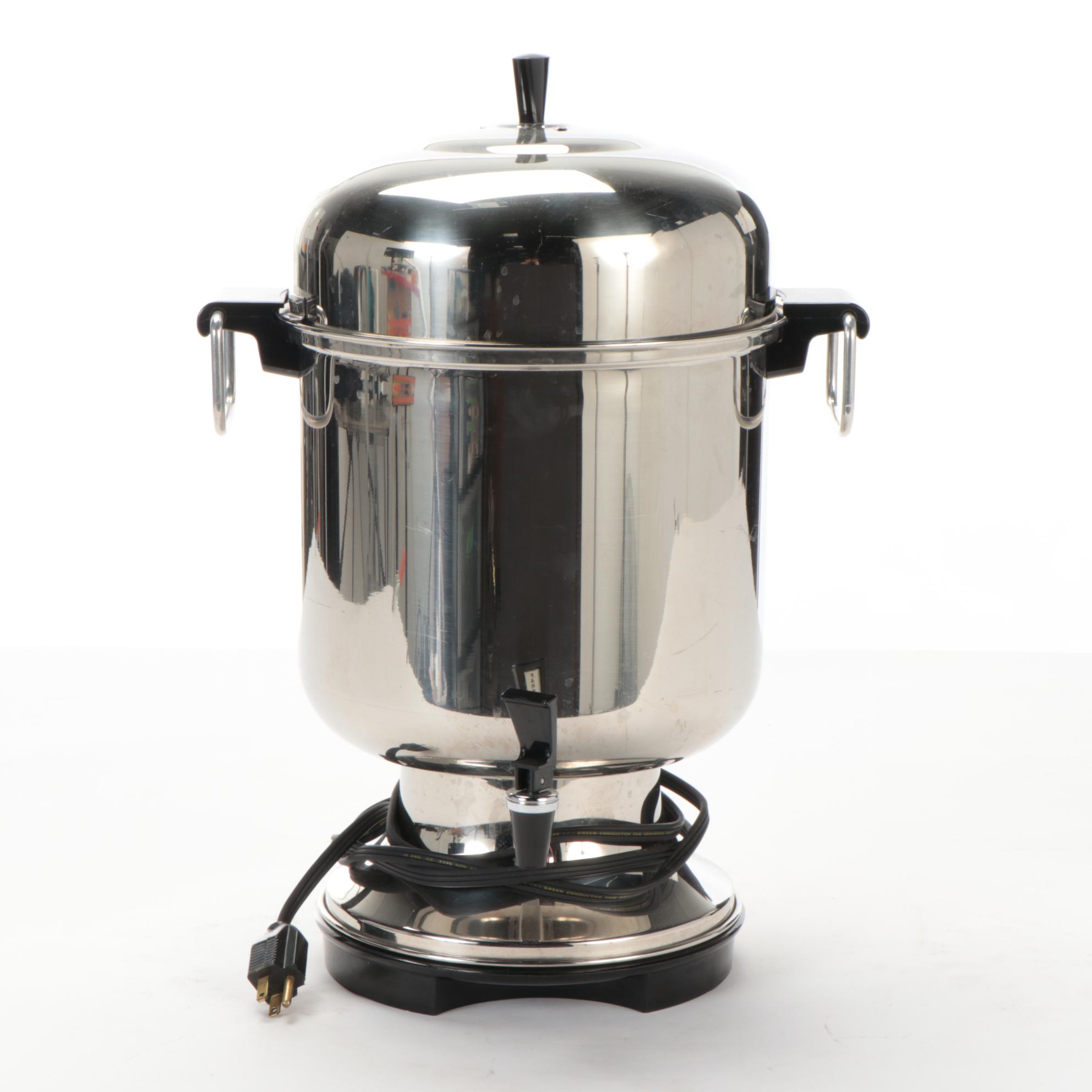 Farberware Stainless Steel 55 Cup Automatic Coffee Percolator Urn