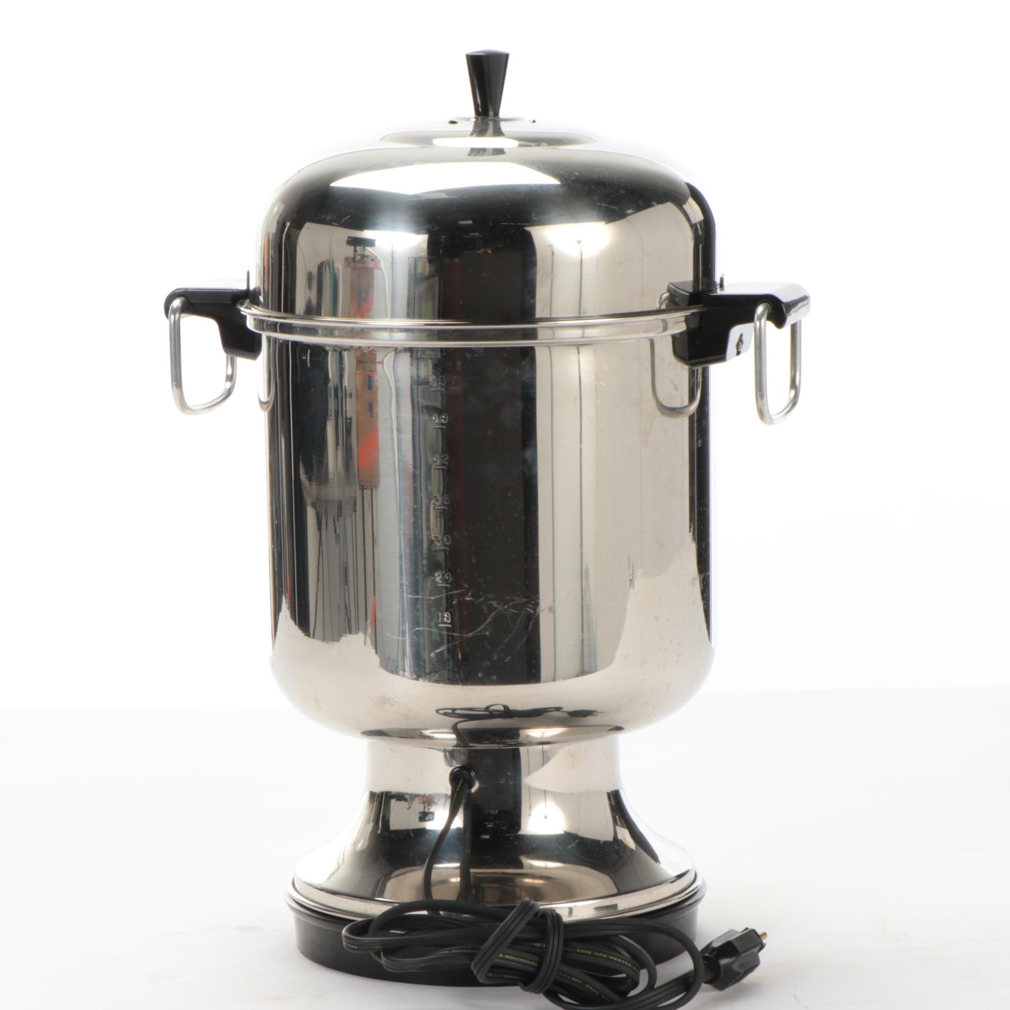 Farberware Stainless Steel 55 Cup Automatic Coffee Percolator Urn