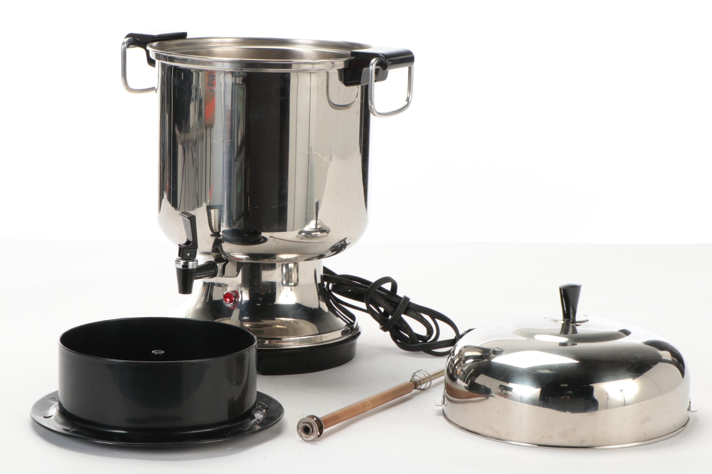 Farberware Stainless Steel 55 Cup Automatic Coffee Percolator Urn