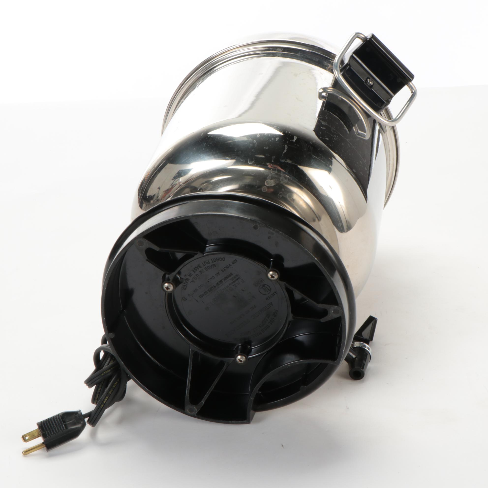 Farberware Stainless Steel 55 Cup Automatic Coffee Percolator Urn