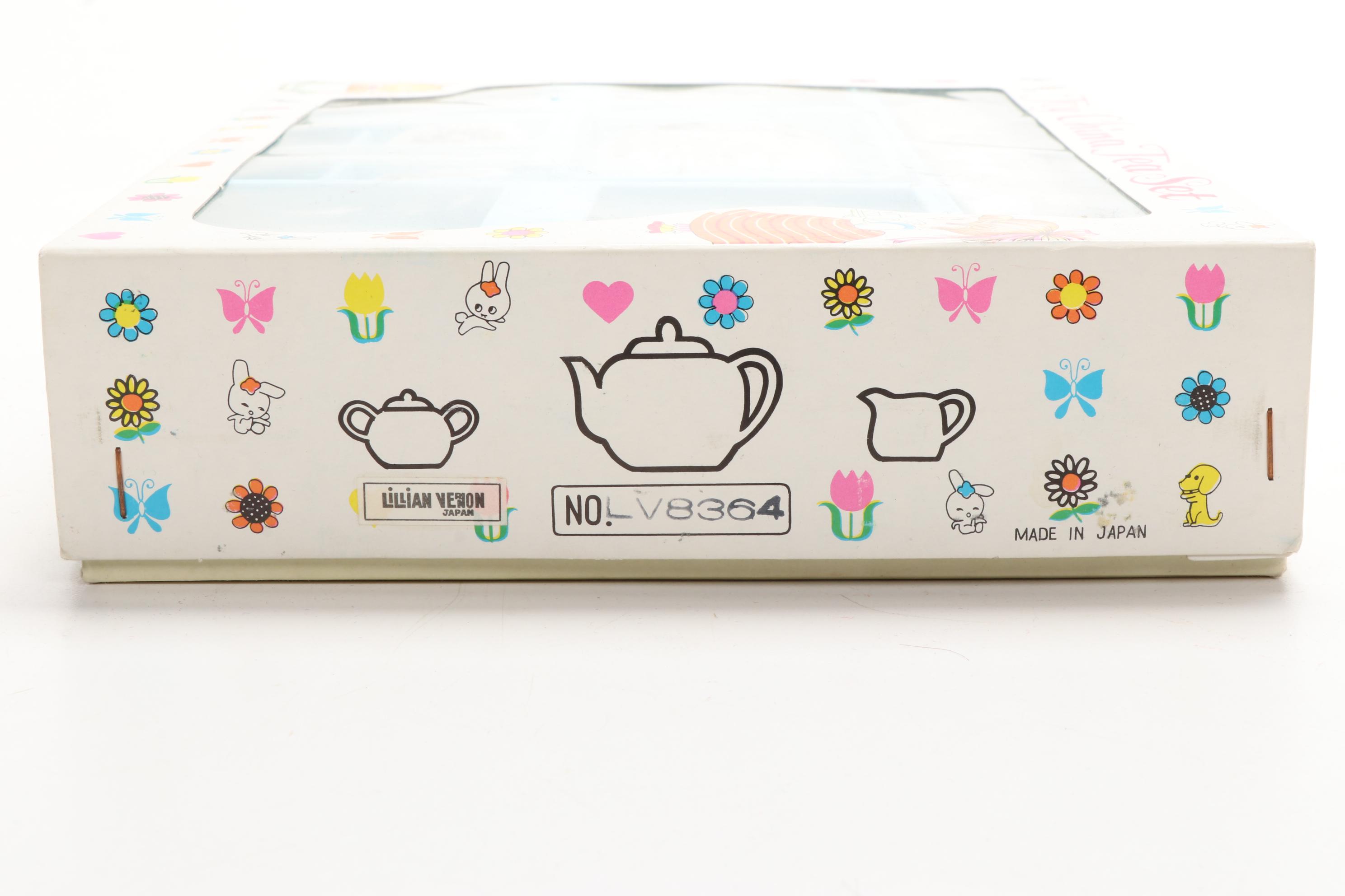 Children's Porcelain Tea Sets, Featuring Walt Disney's "Alice in Wonderland"