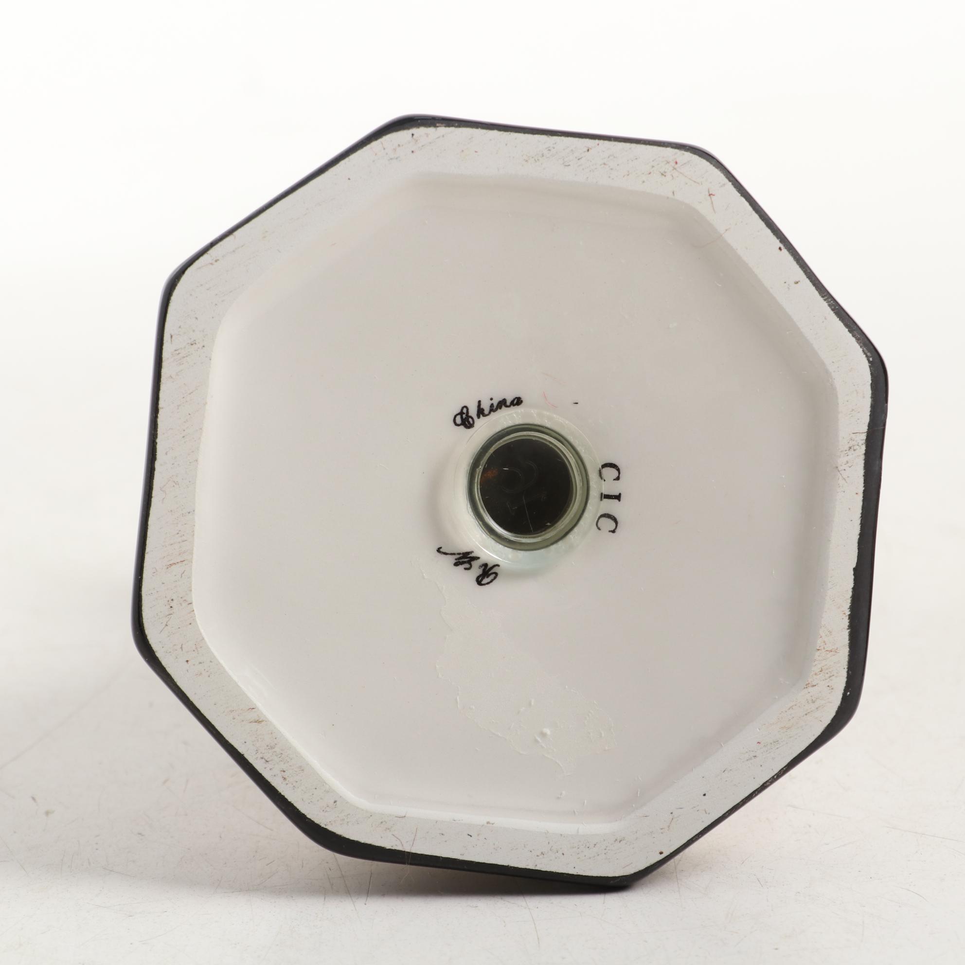 Certified International Corporation Zebra and Elephant Salt and Pepper Shakers