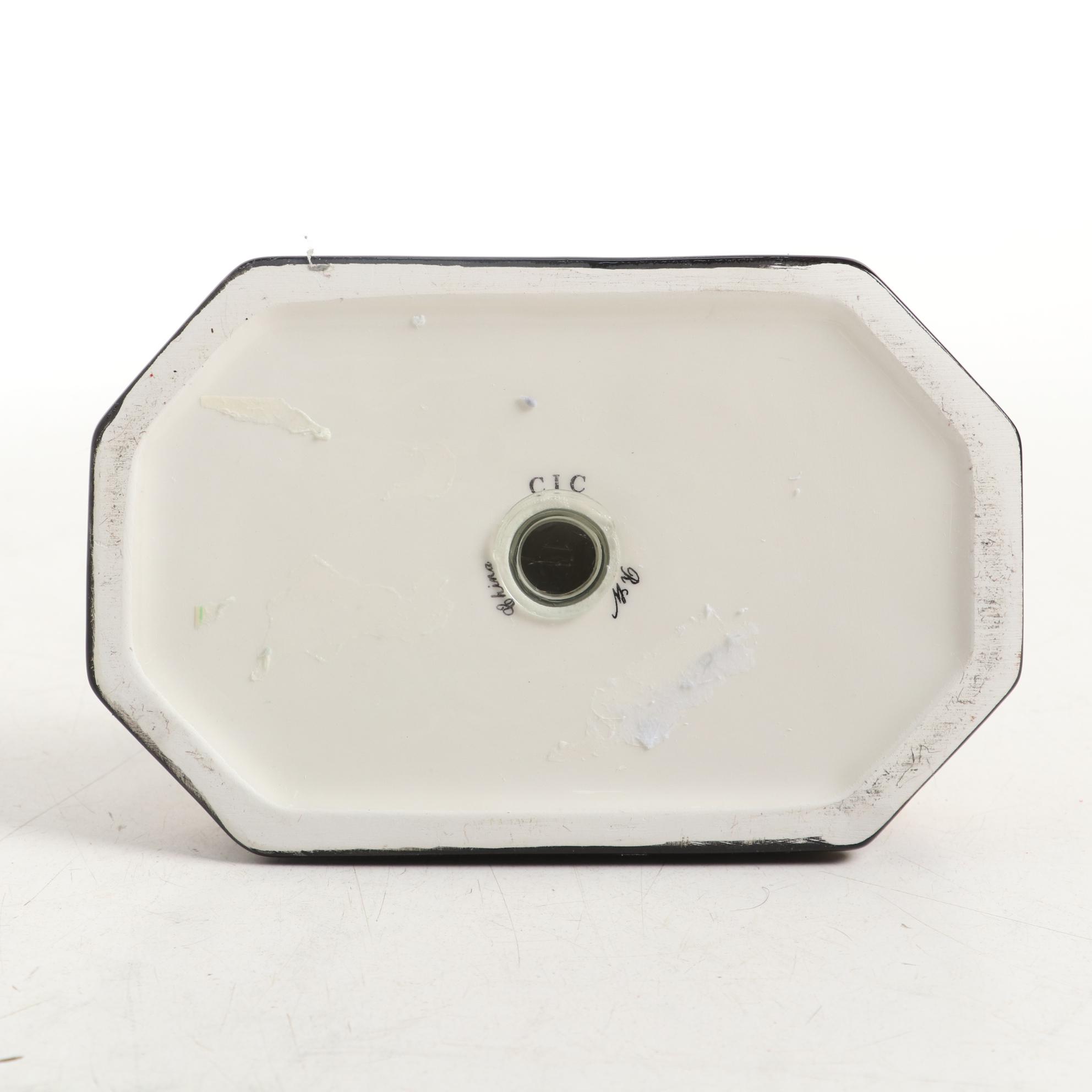 Certified International Corporation Zebra and Elephant Salt and Pepper Shakers