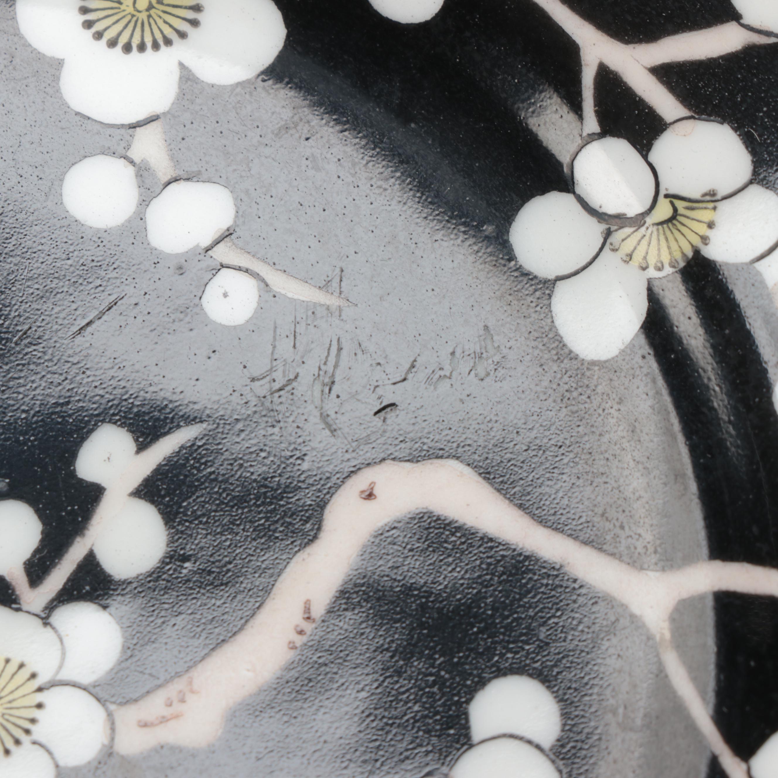 Morimura Bros Hand-Painted Porcelain Cherry Blossom Dinnerware, Early 20th C.
