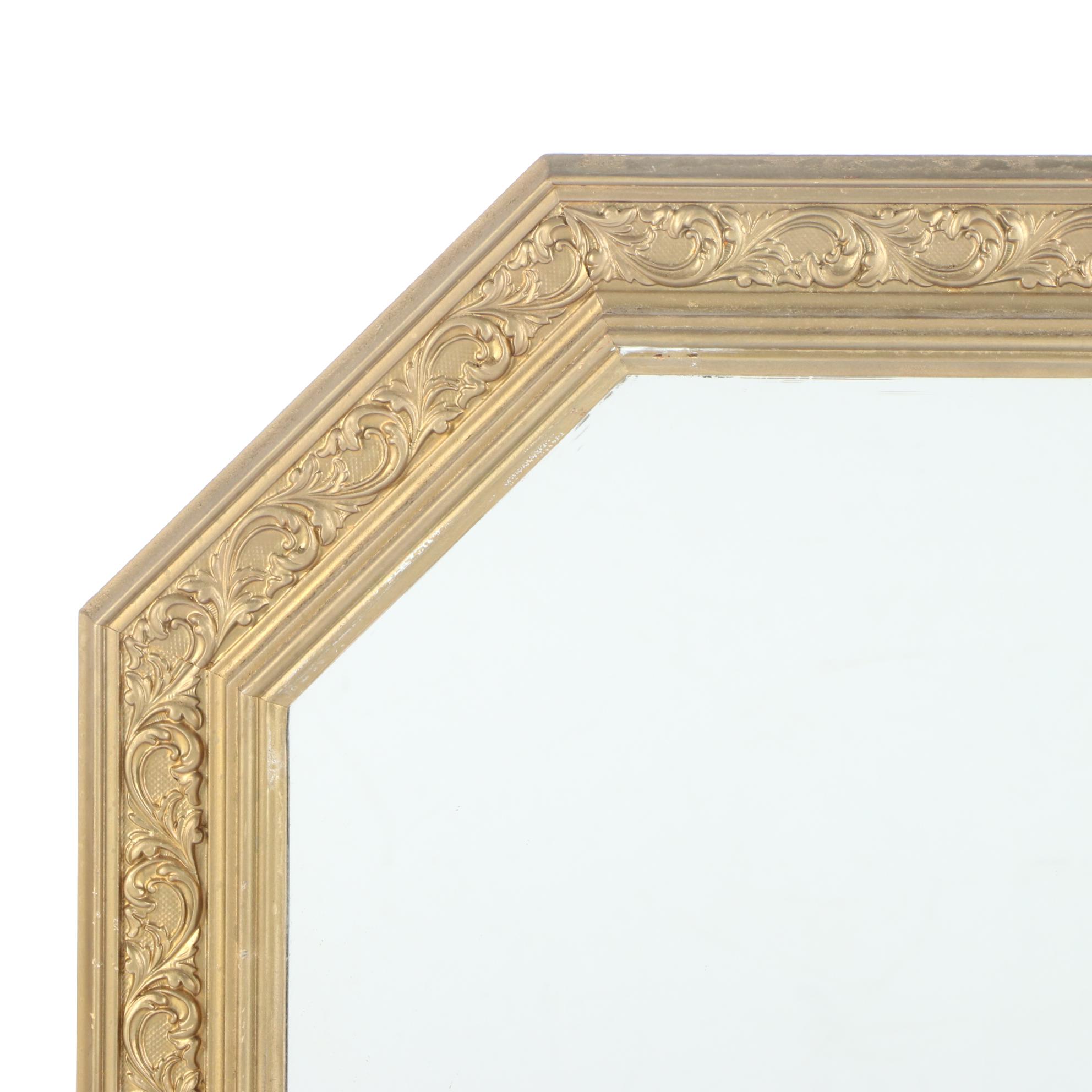 J.A. Olson Company Giltwood Mirror, Mid-20th Century