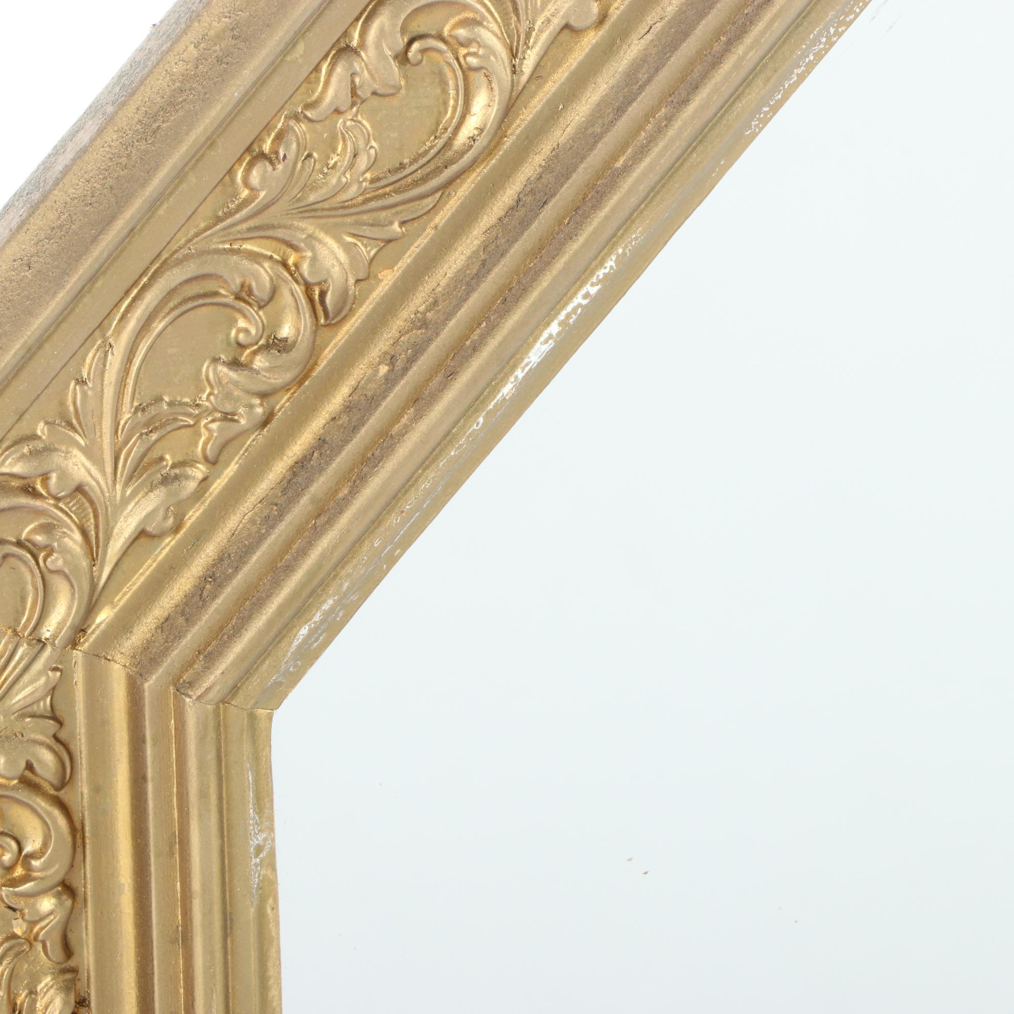 J.A. Olson Company Giltwood Mirror, Mid-20th Century
