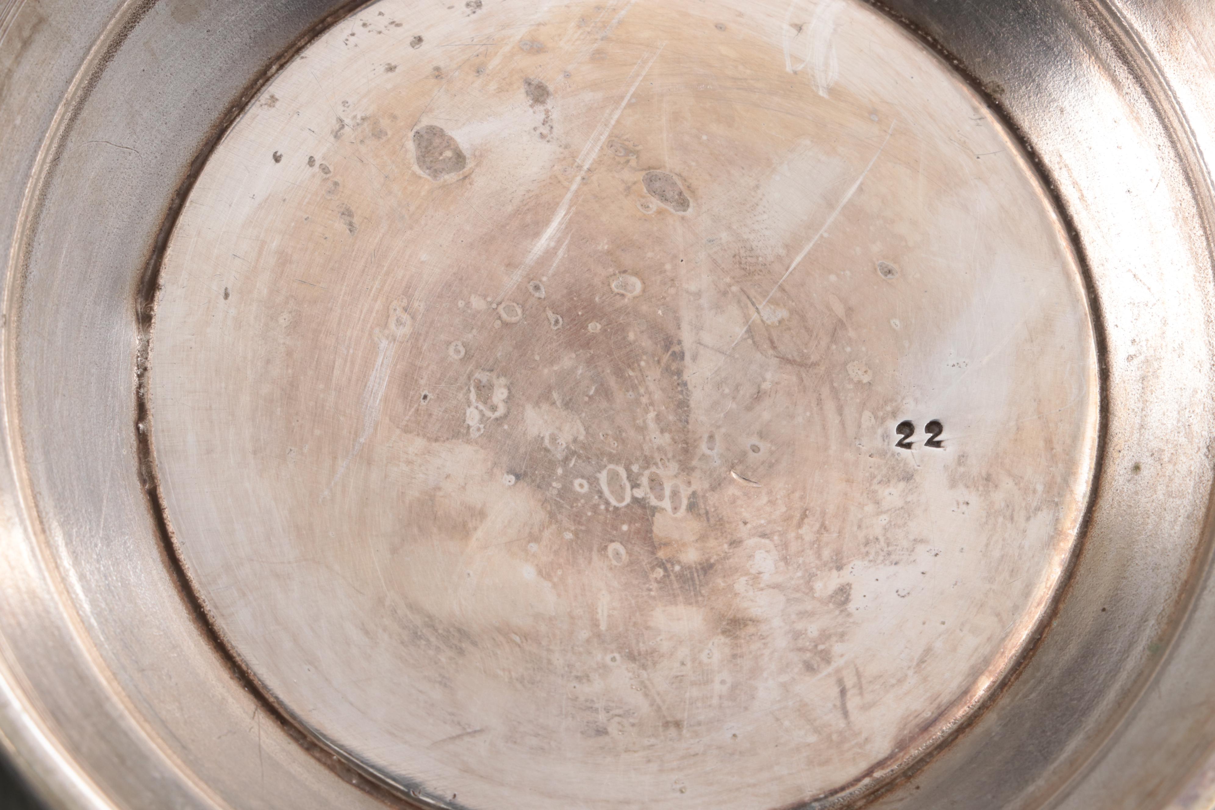 Parkin & Co. of Sheffield Art Deco Silver Plate Tea Set, Early 20th Century