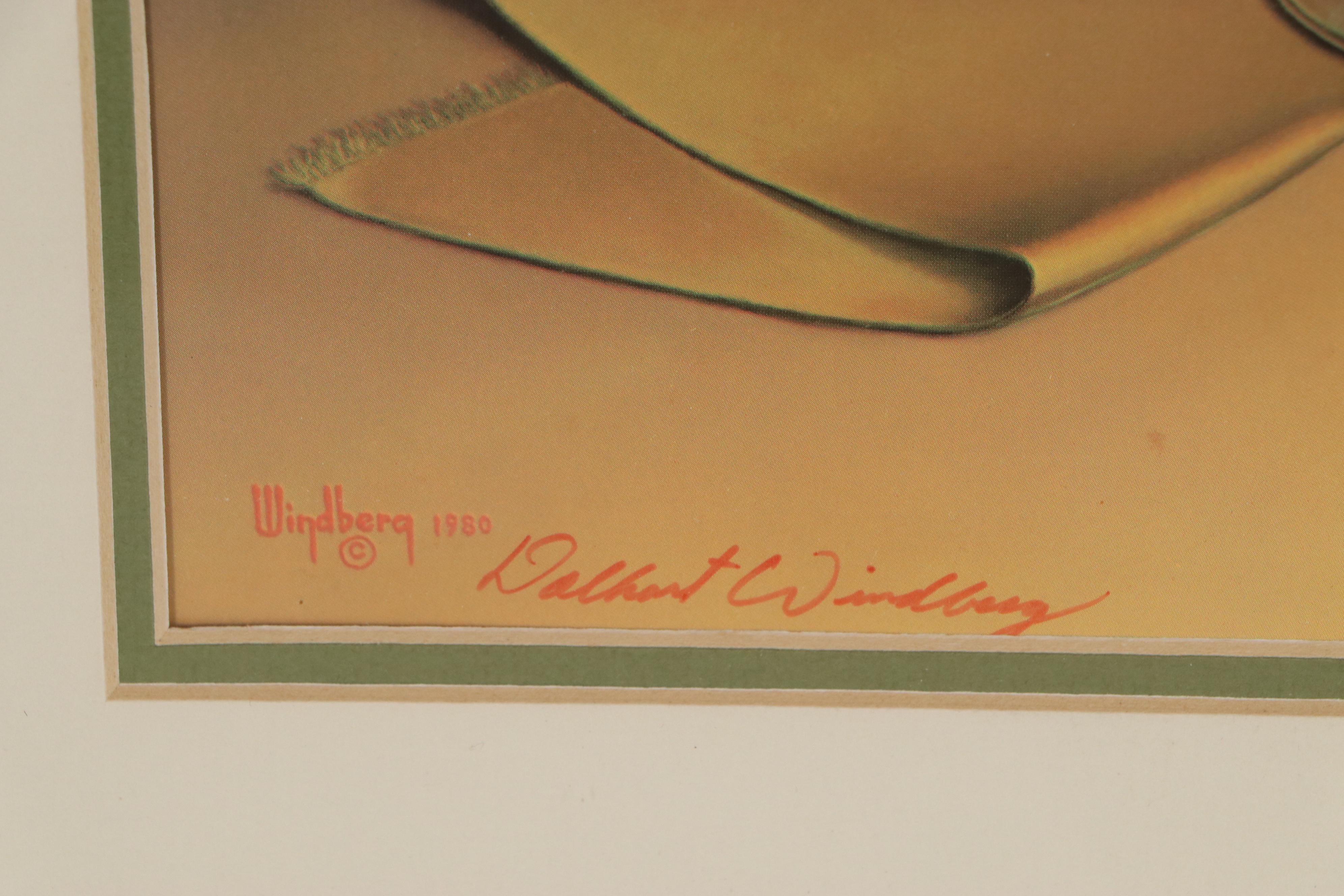 Dalhart Windberg Still Life Offset Lithograph, 1980