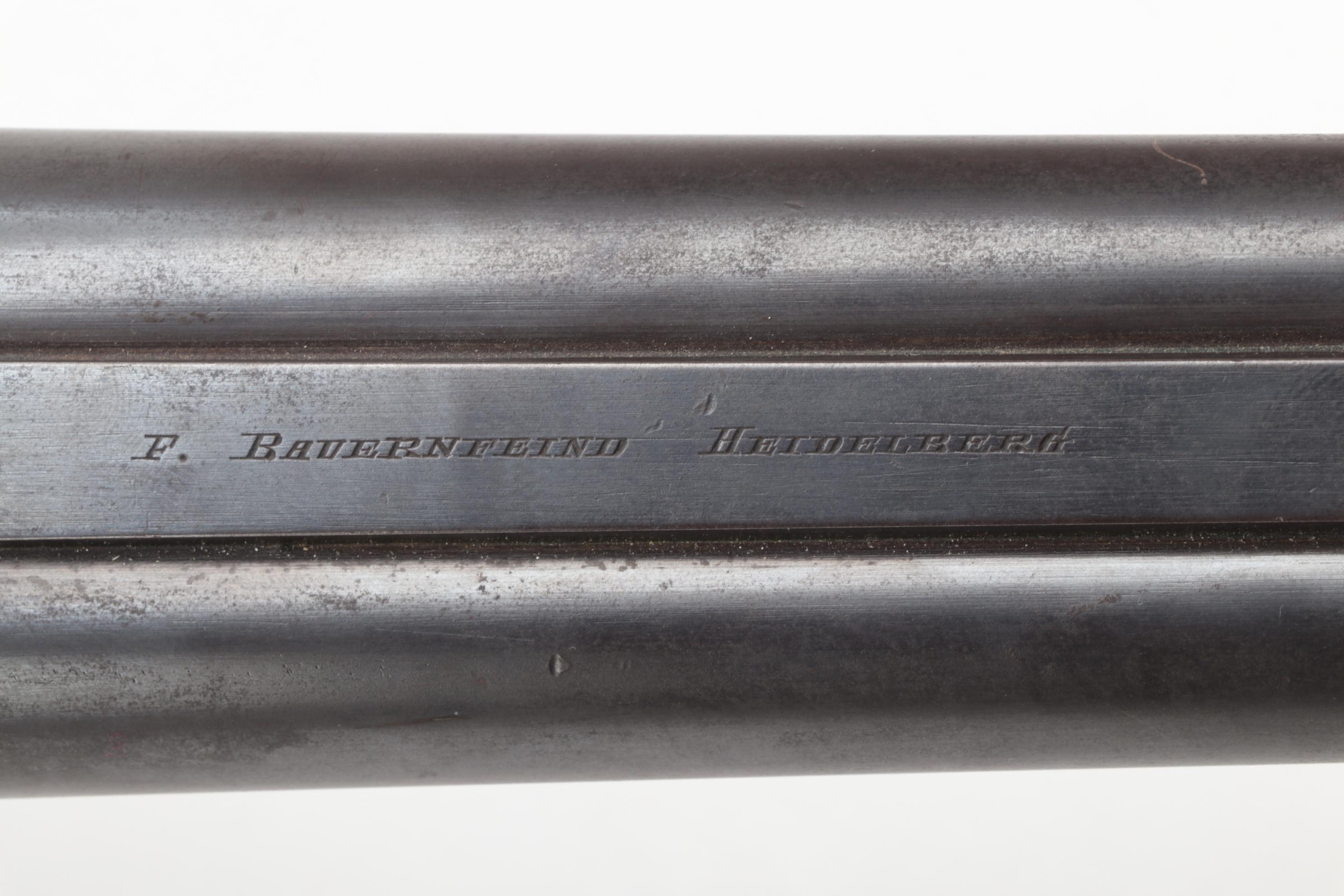 F. Bauernfeind Heidelberg Shotgun/Rifle Side by Side
