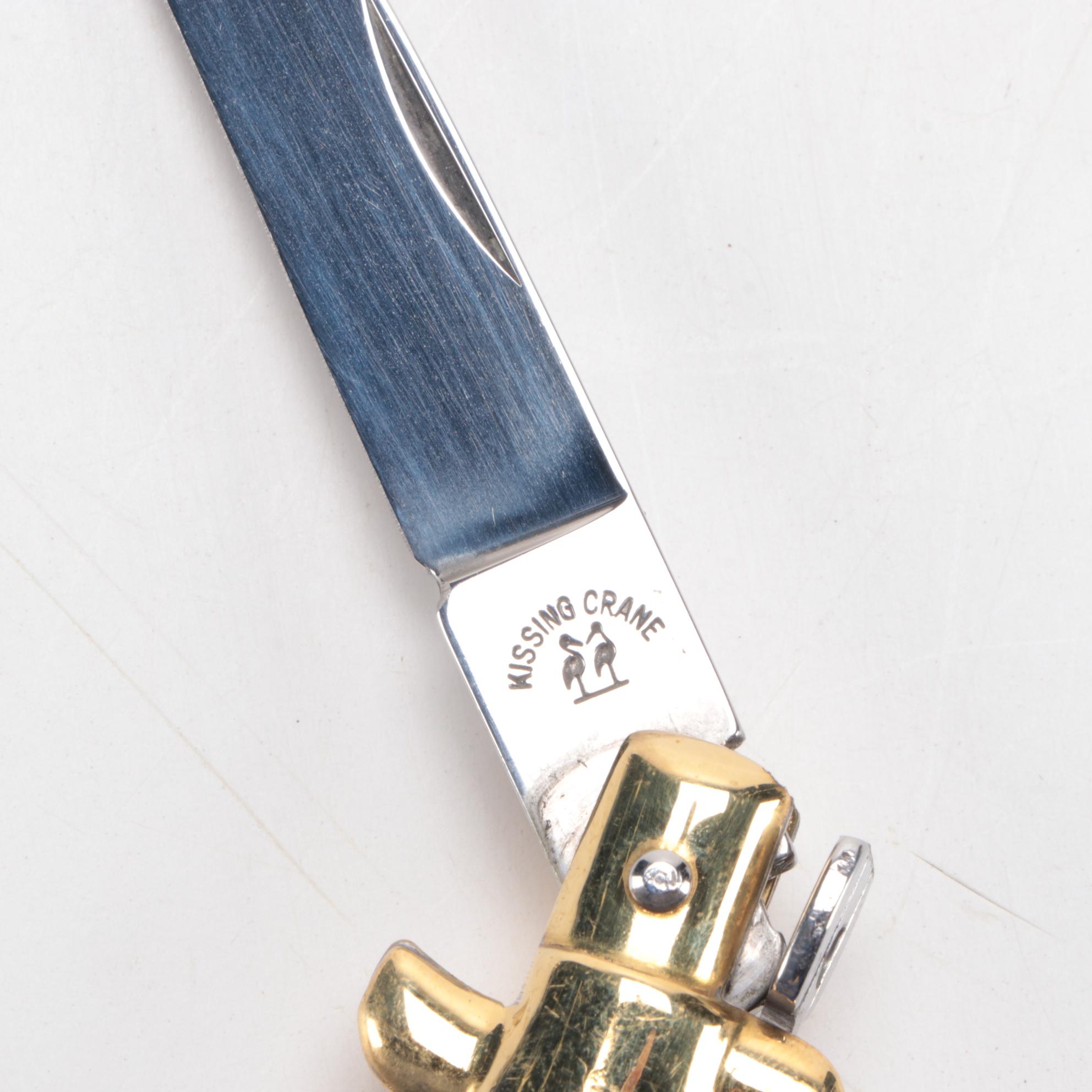 Three Kissing Crane KC 46 Folding Knives