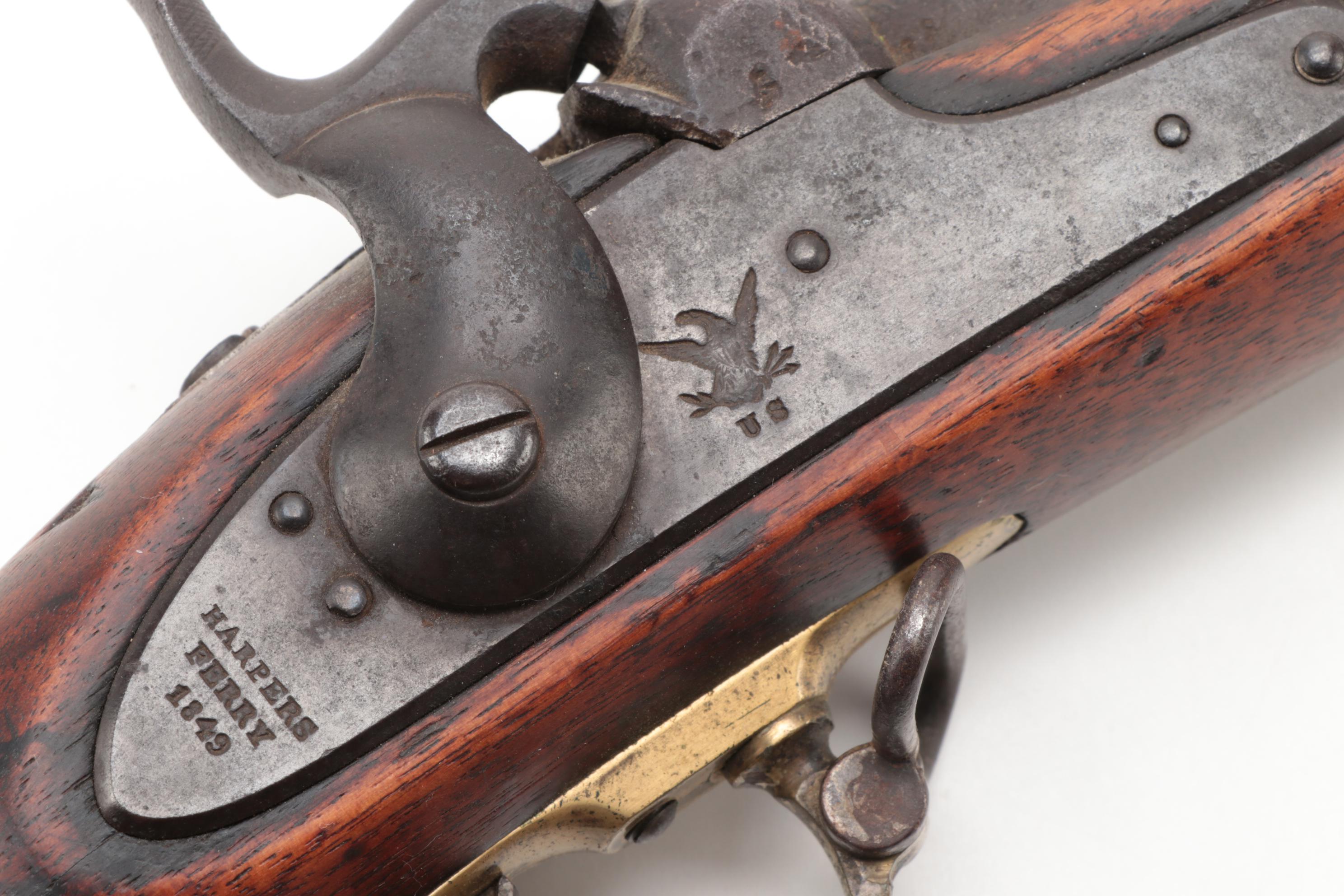 1849 Harpers Ferry Rifle Shortened to Musketoon