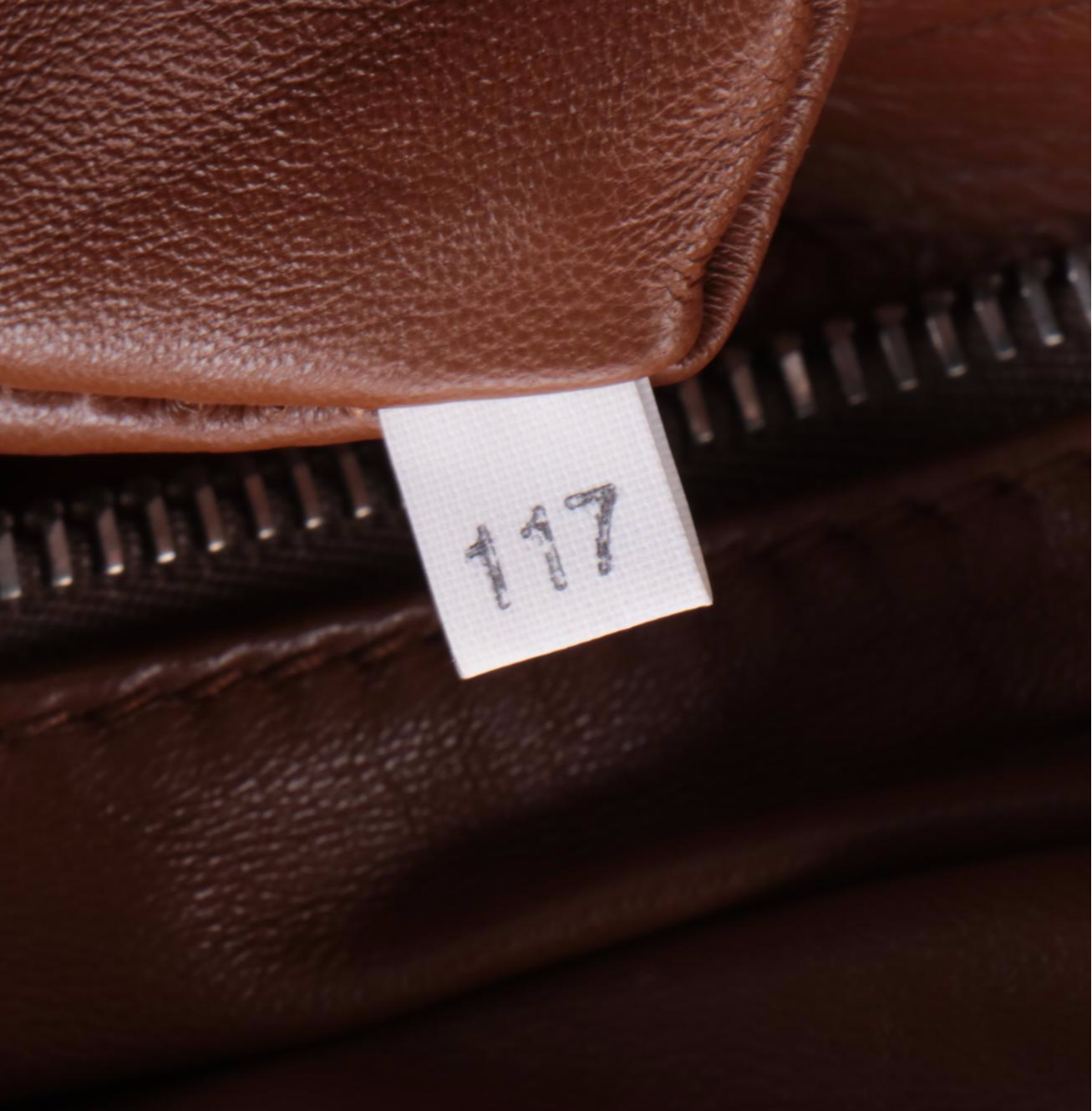 Prada Bauletto Bag in Cocco Brown Washed Leather