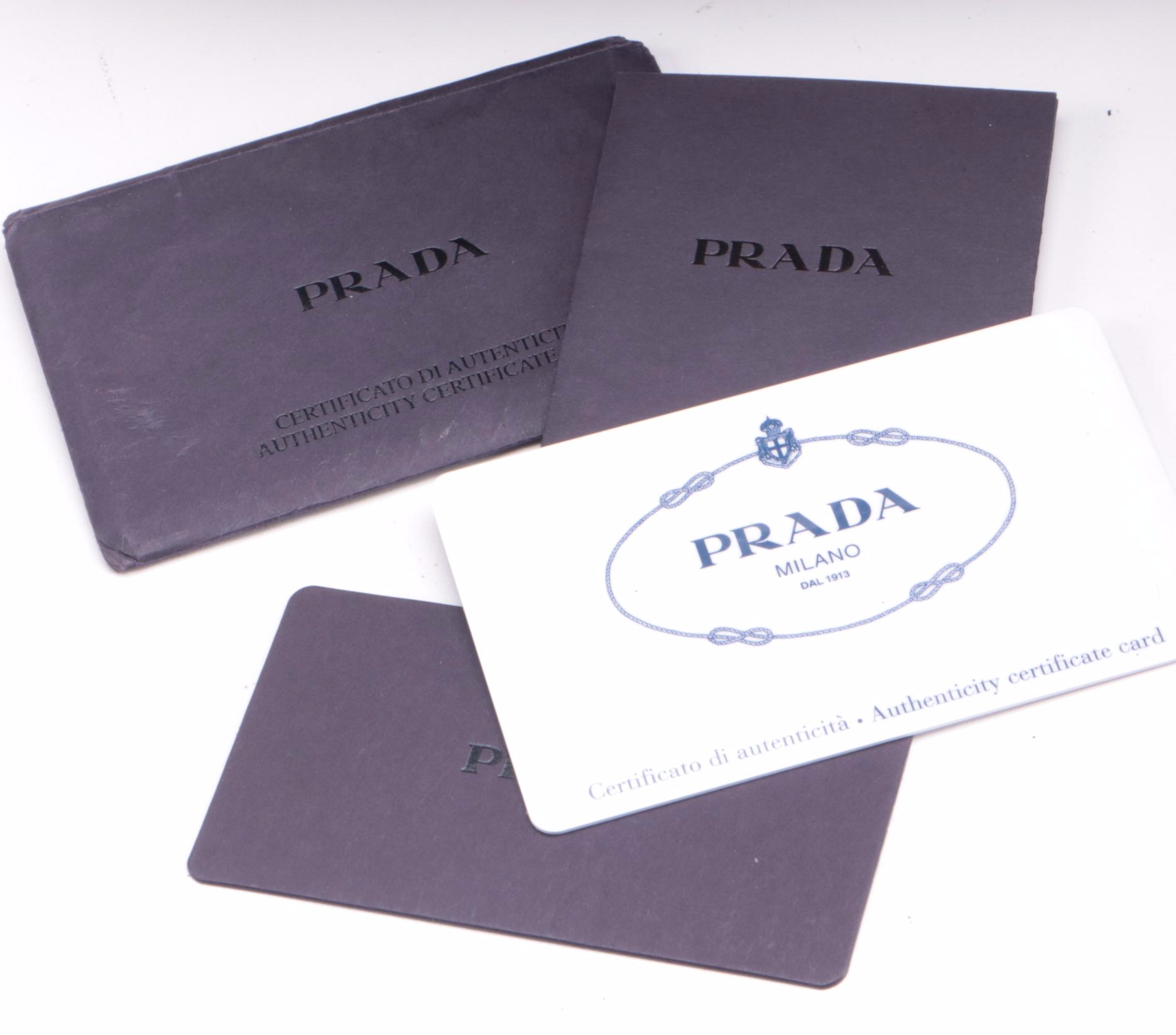 Prada Bauletto Bag in Cocco Brown Washed Leather