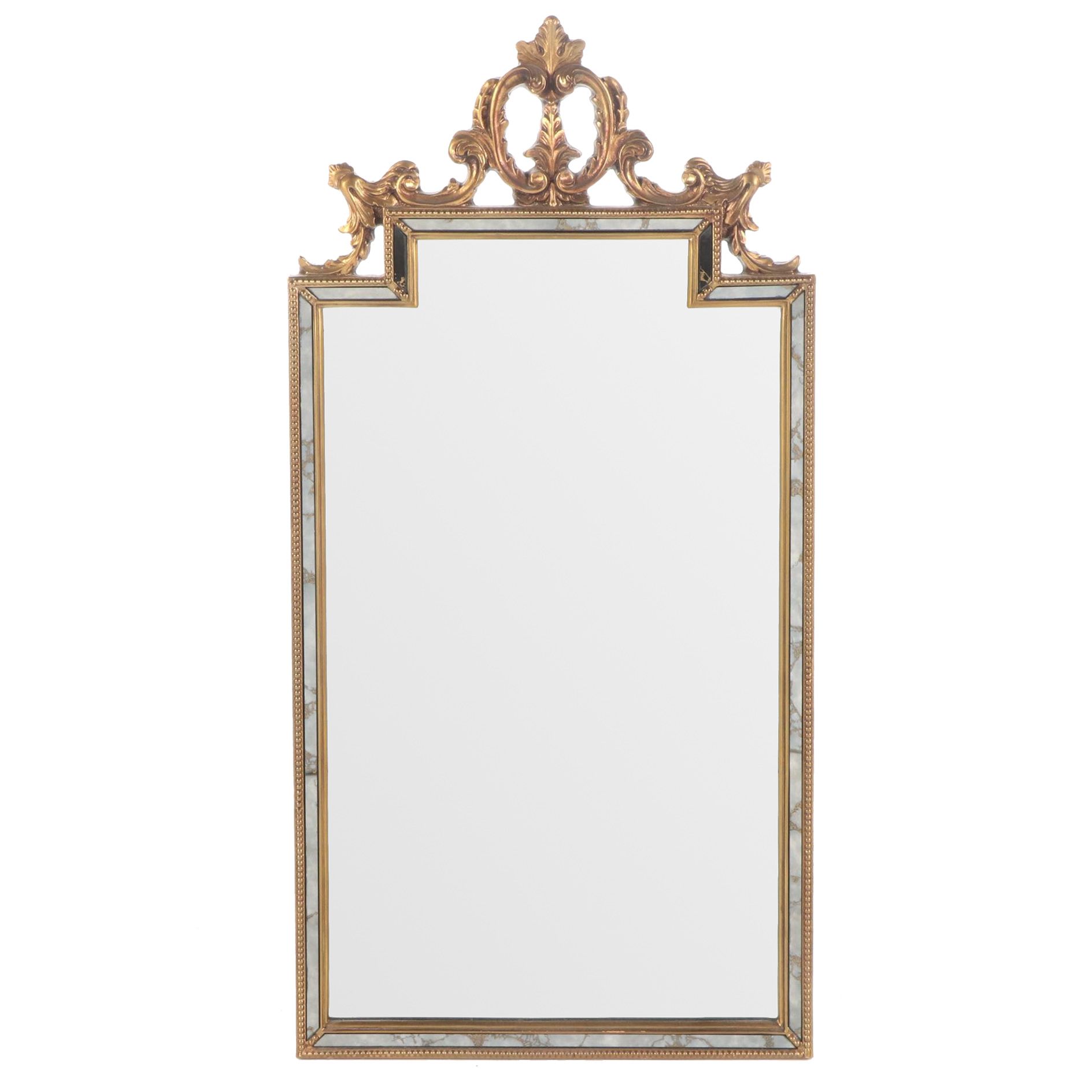 Neoclassical Style Marlock Inc. Gilt Composite Mirror, Late 20th Century