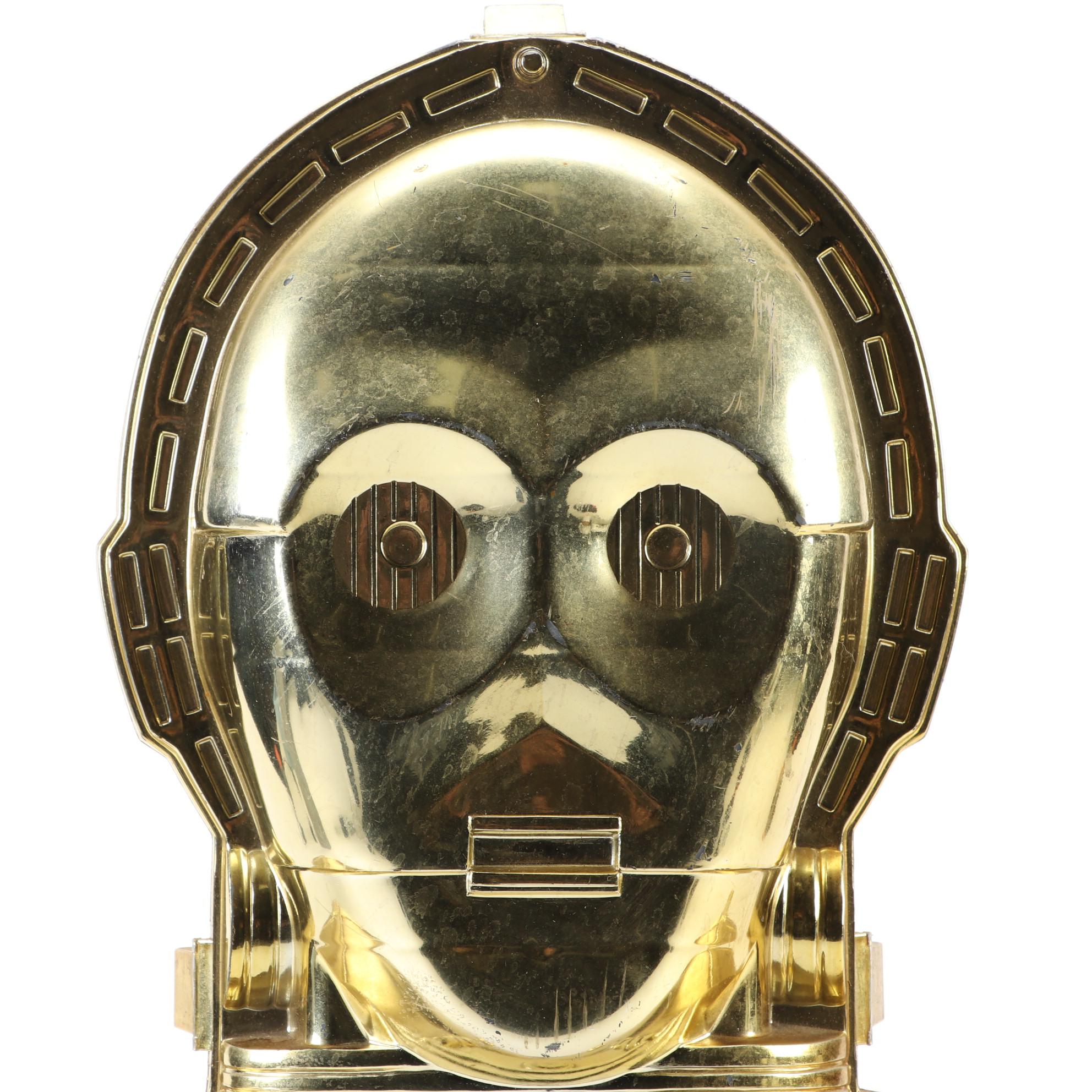 Kenner C-3PO Action Figure Case with Star Wars Action Figures