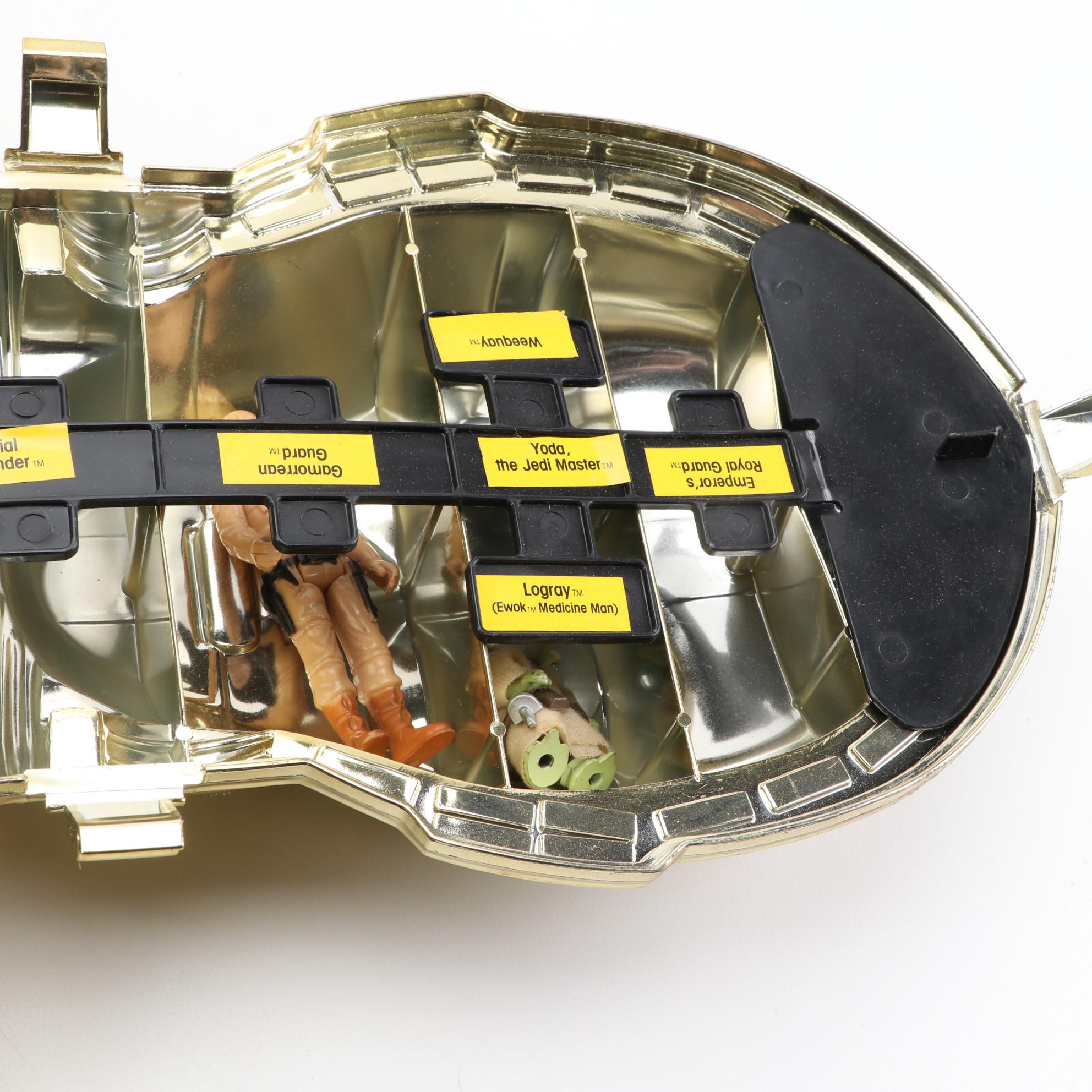 Kenner C-3PO Action Figure Case with Star Wars Action Figures