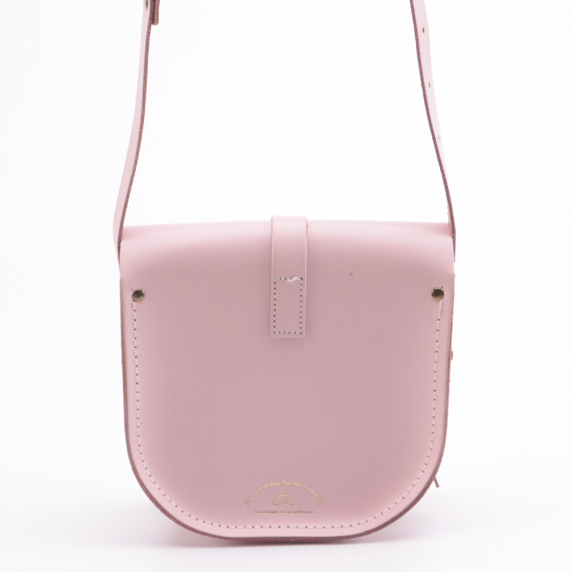 The Cambridge Satchel Company Saddle Bag in Pink Leather