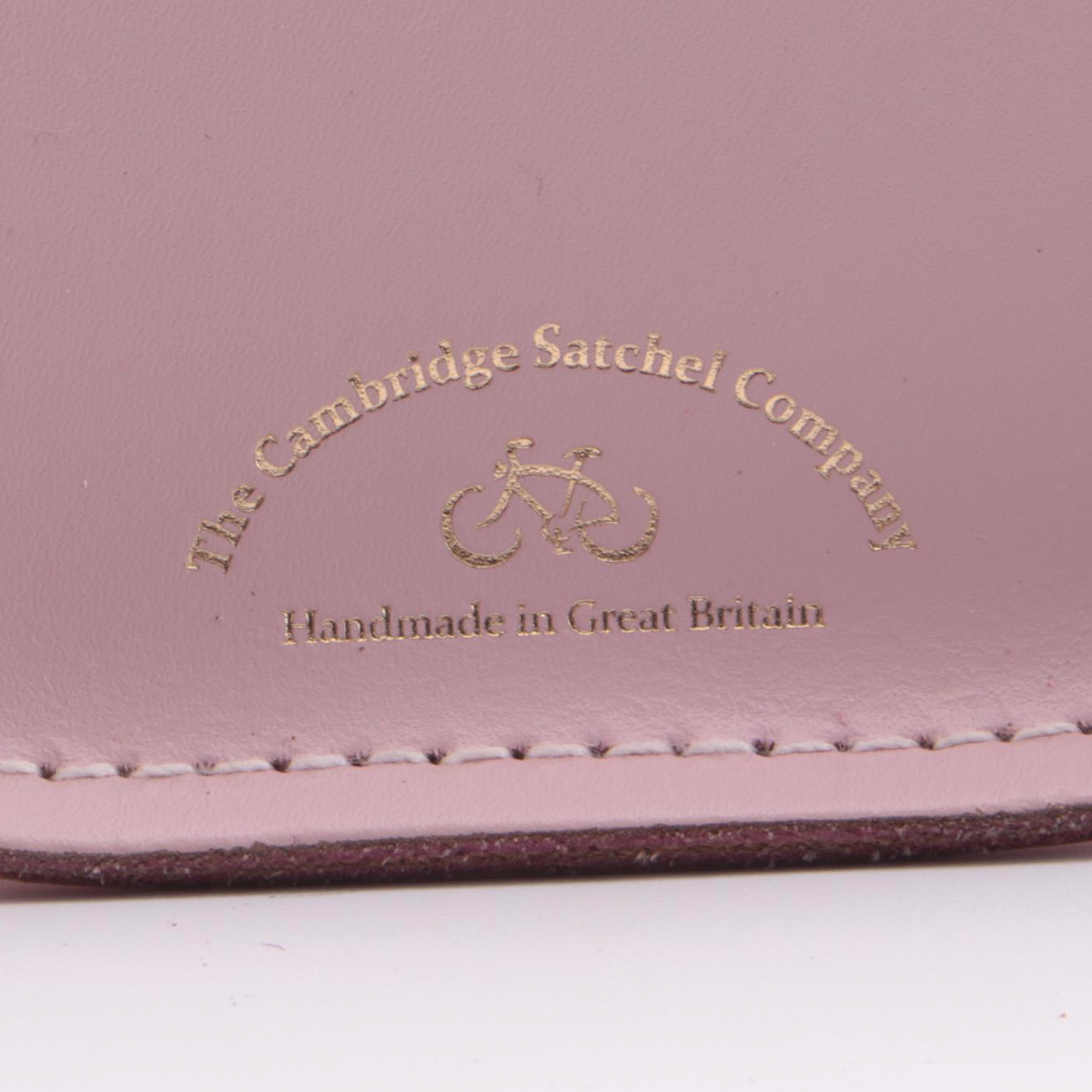 The Cambridge Satchel Company Saddle Bag in Pink Leather