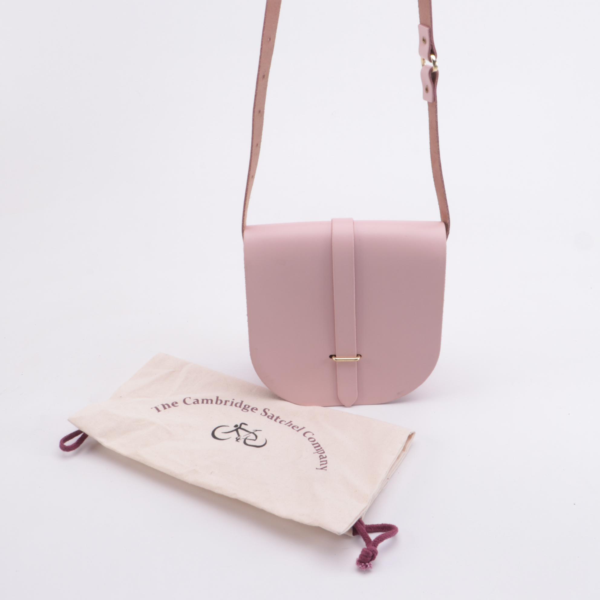 The Cambridge Satchel Company Saddle Bag in Pink Leather