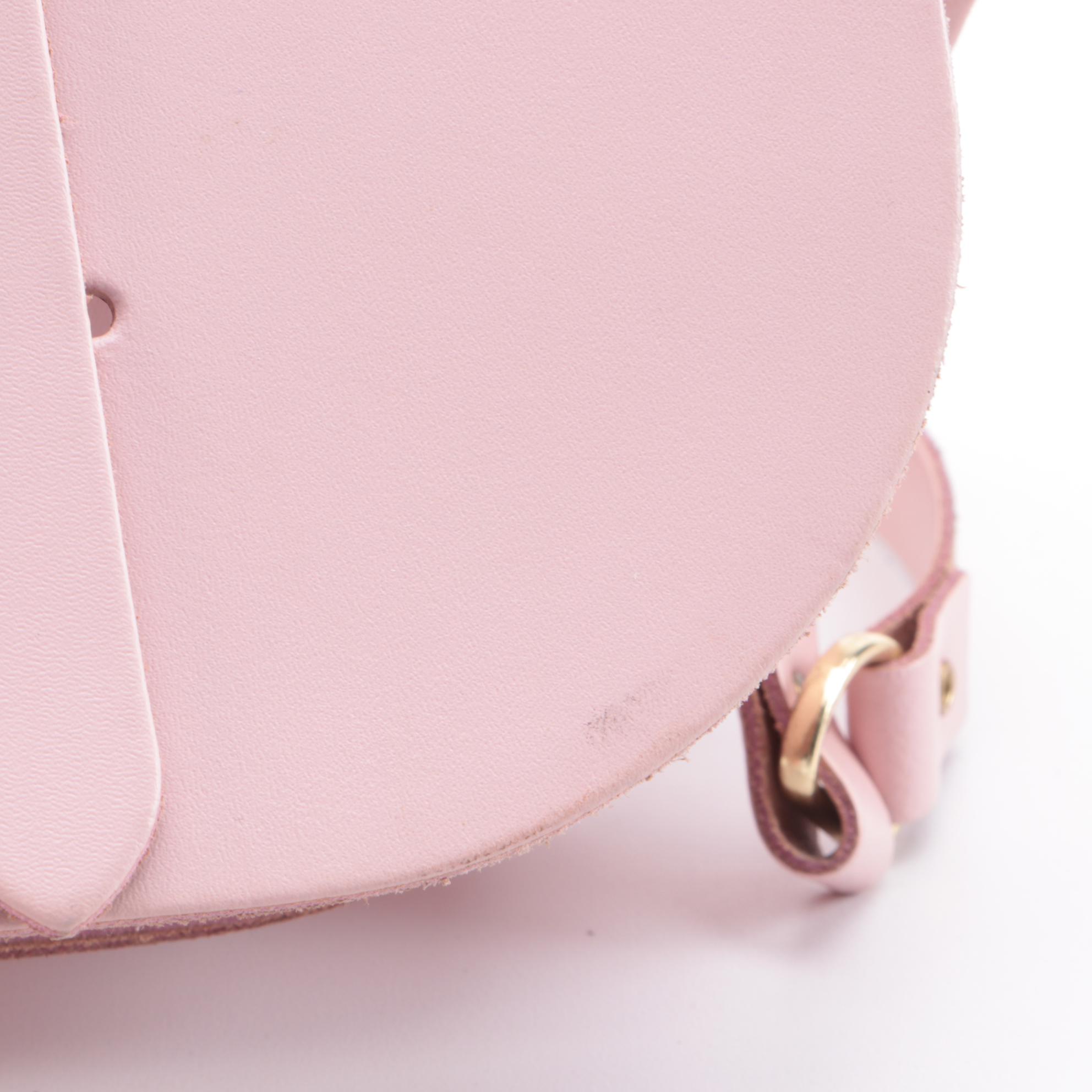 The Cambridge Satchel Company Saddle Bag in Pink Leather