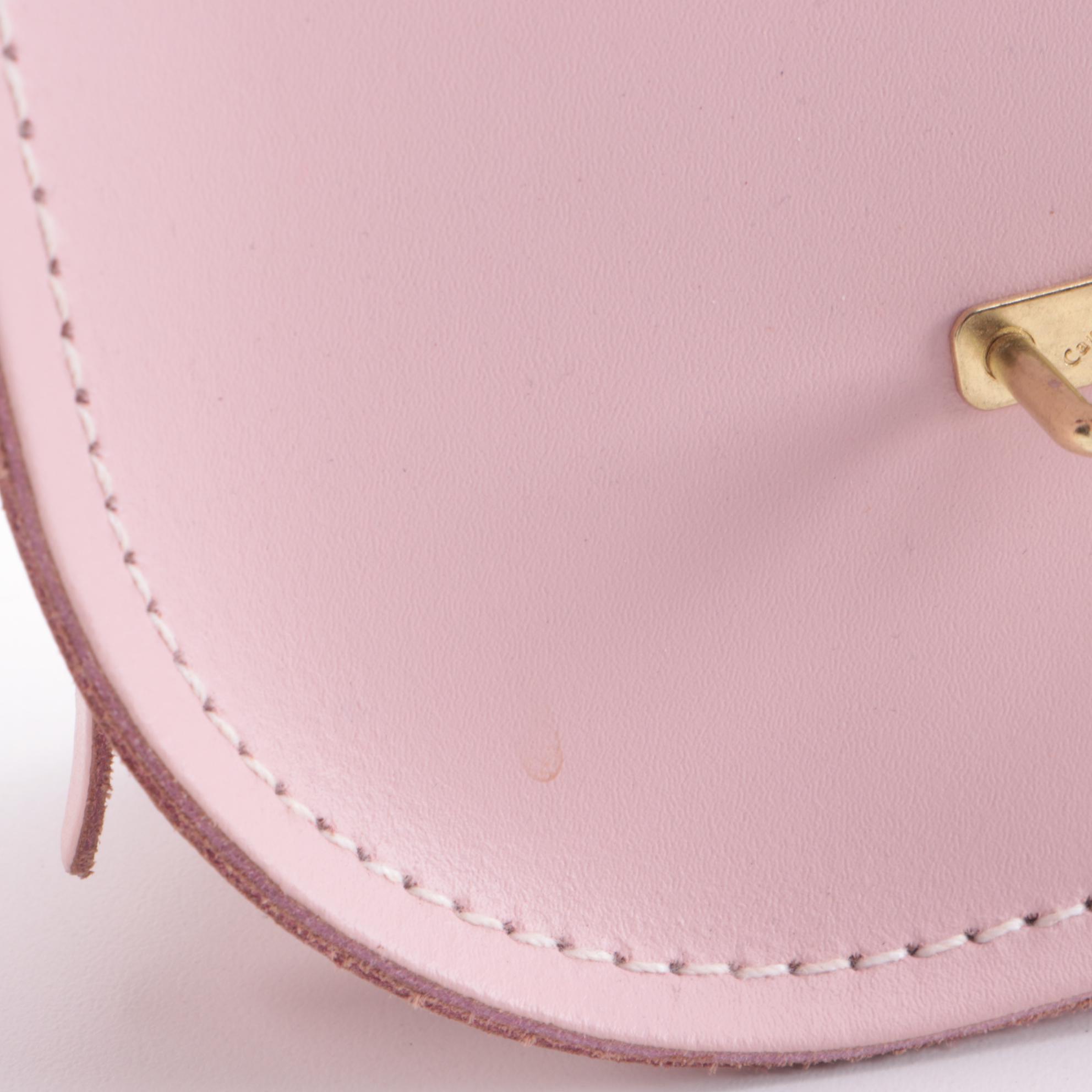 The Cambridge Satchel Company Saddle Bag in Pink Leather