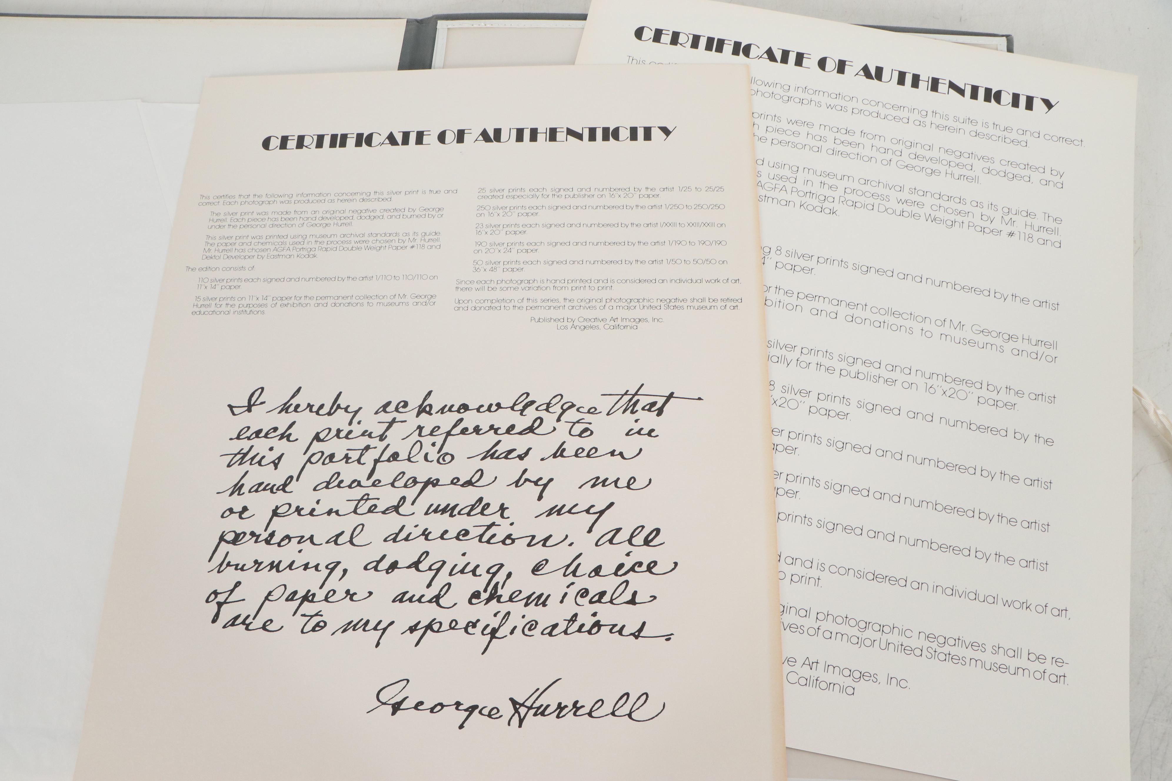 George Hurrell Silver Gelatin Photograph  Portfolio, Late 20th Century