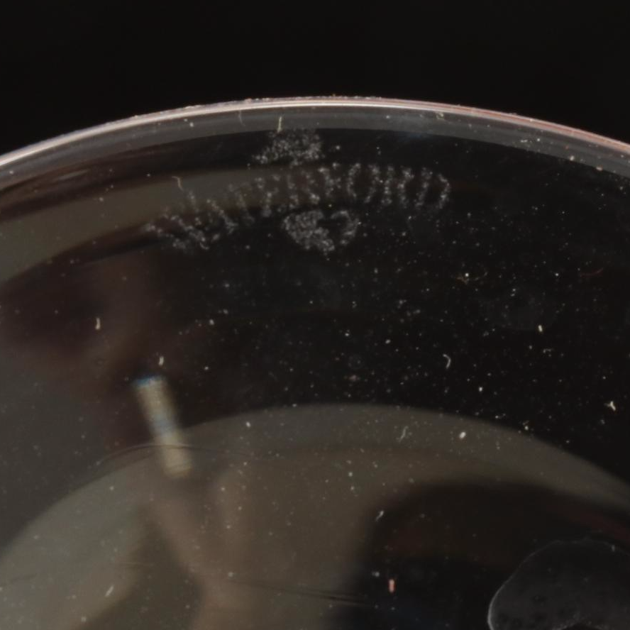 Waterford "Curraghmore" Knob Stem Crystal Claret Glasses, 1971–2017