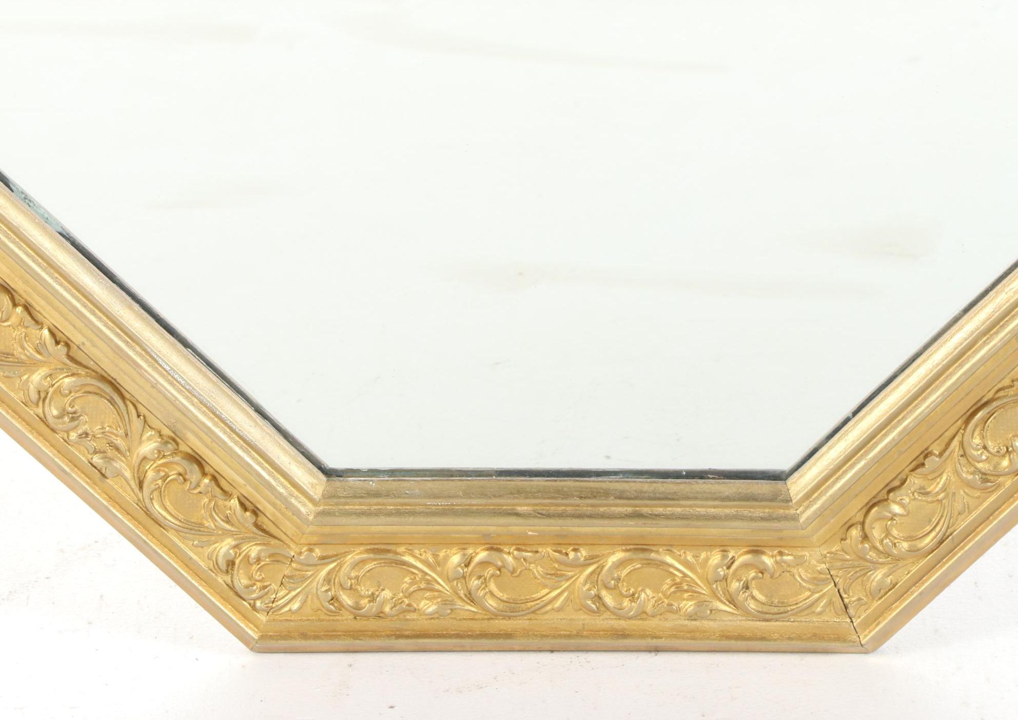 J.A. Olson Company Giltwood Mirror, Mid-20th Century