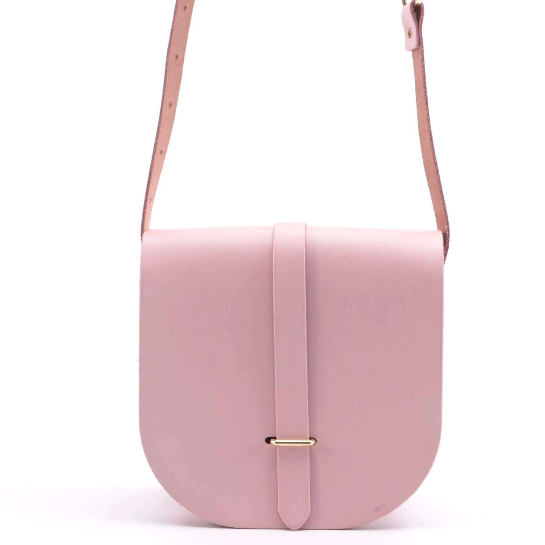The Cambridge Satchel Company Saddle Bag in Pink Leather