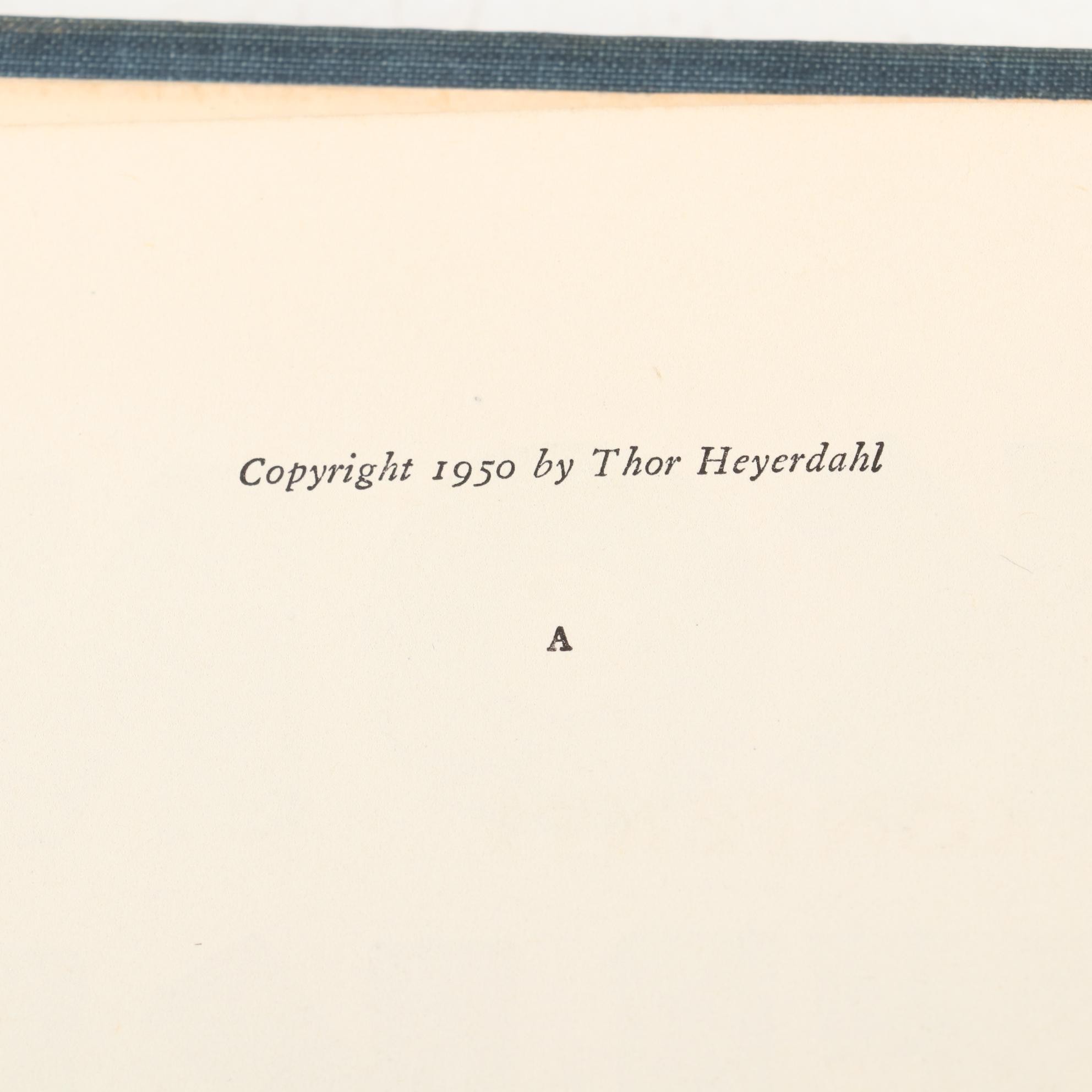 First Edition, First Printing "Kon-Tiki" by Thor Heyerdahl, 1950