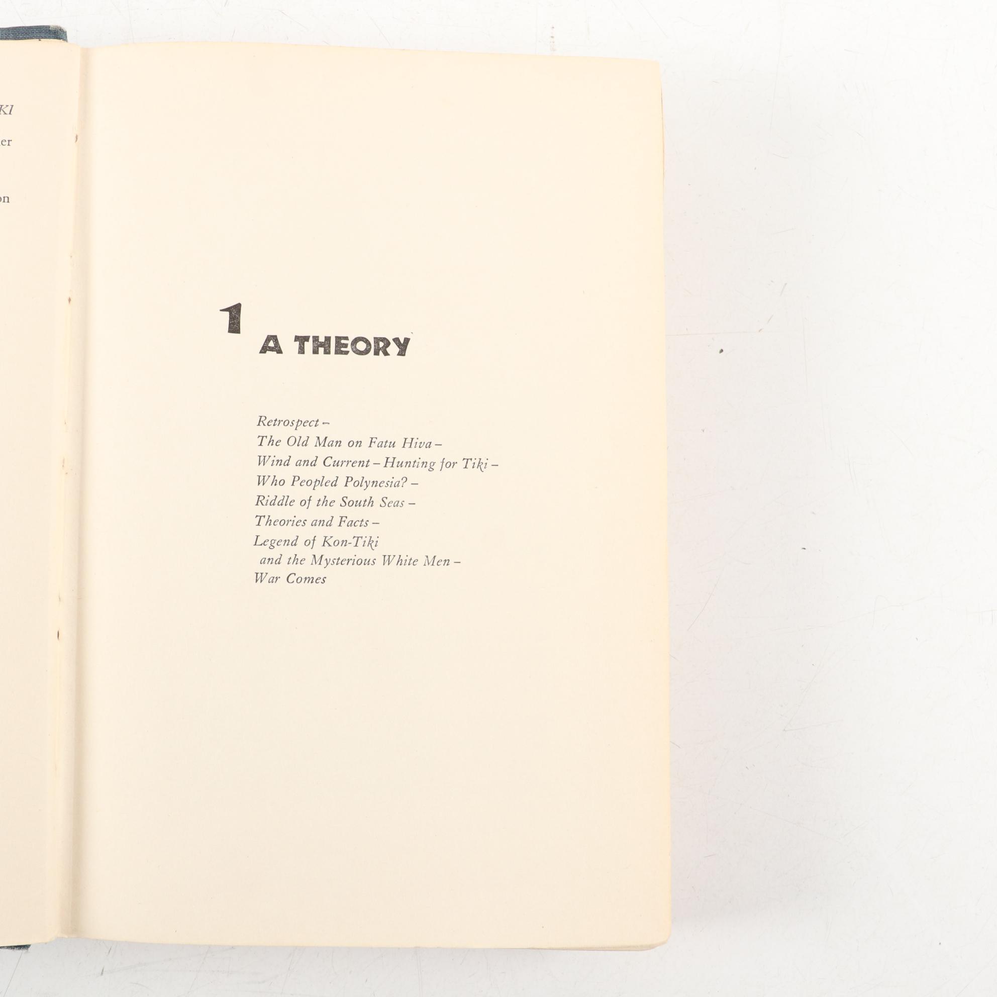 First Edition, First Printing "Kon-Tiki" by Thor Heyerdahl, 1950