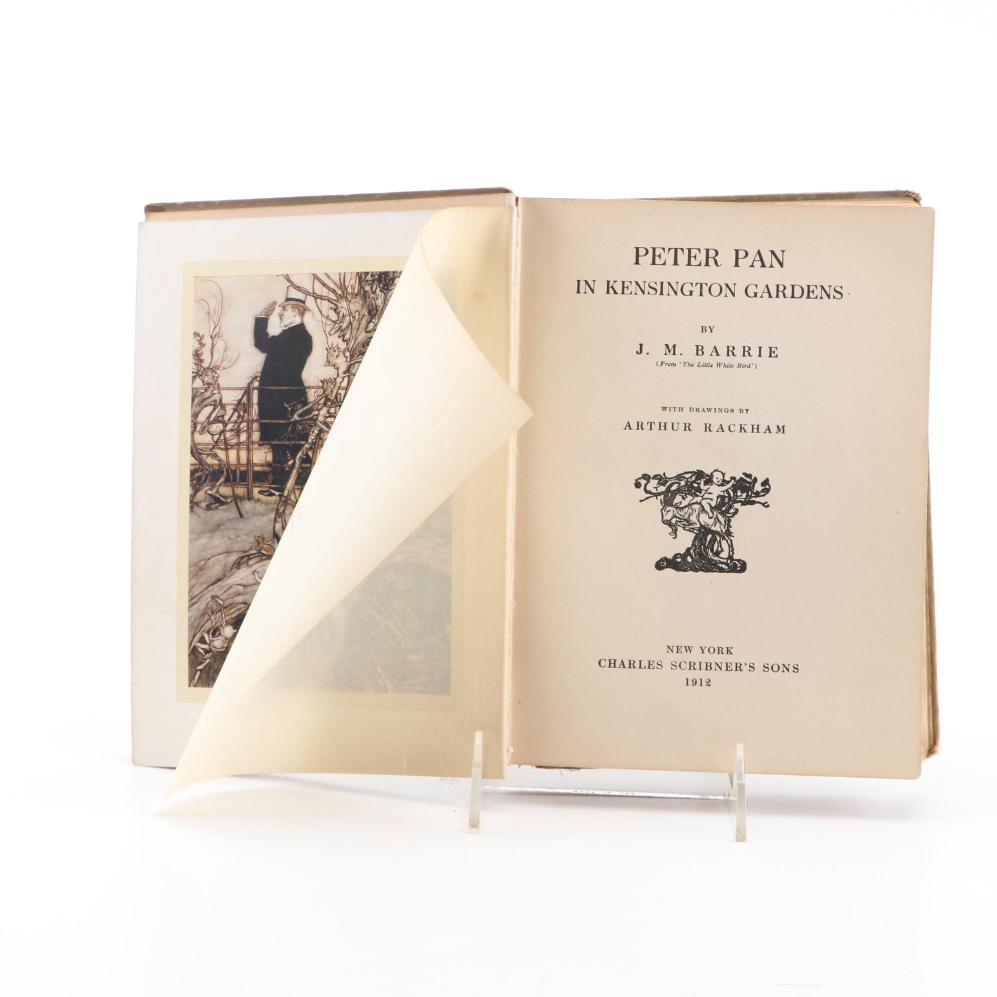 Arthur Rackham Illustrated "Peter Pan in Kensington Gardens," 1912