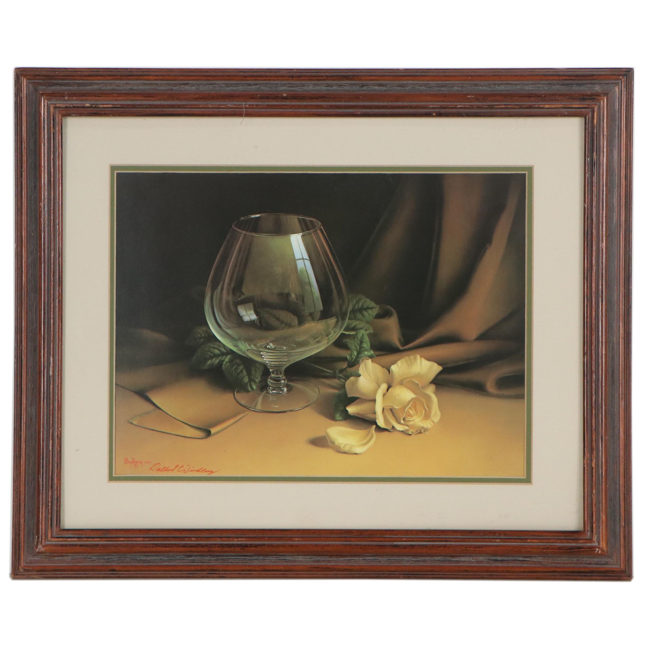 Dalhart Windberg Still Life Offset Lithograph, 1980