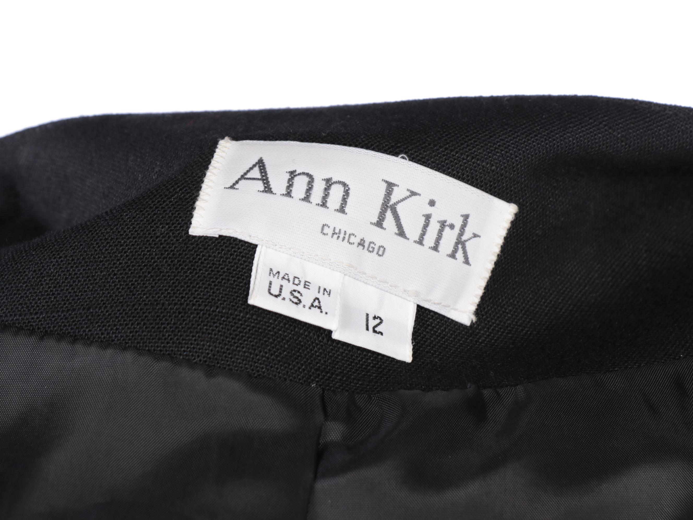 George Simonton and Ann Kirk Color Block Skirt Suits