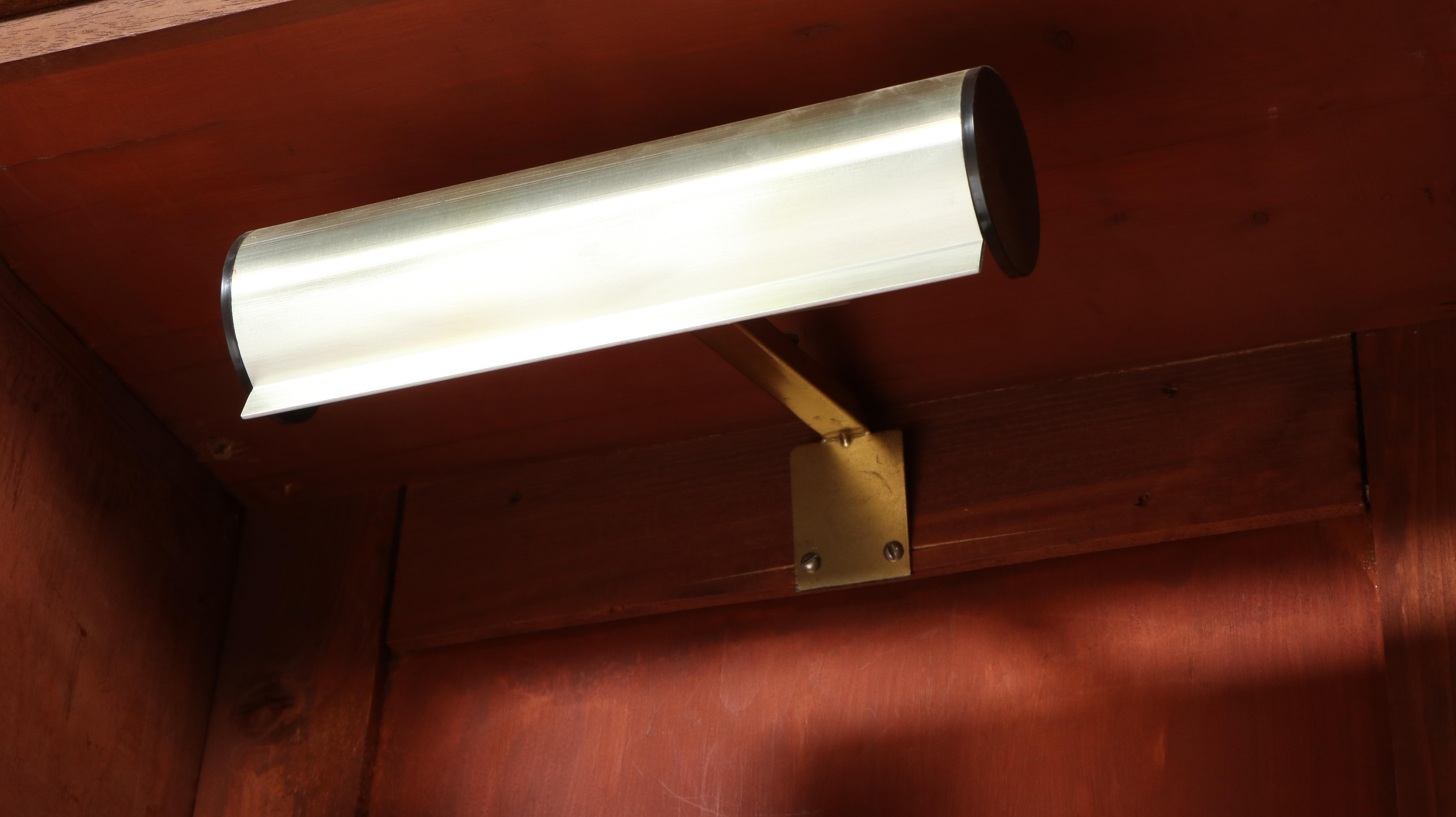 George III Mahogany and String-Inlaid Breakfront Bookcase, circa 1800