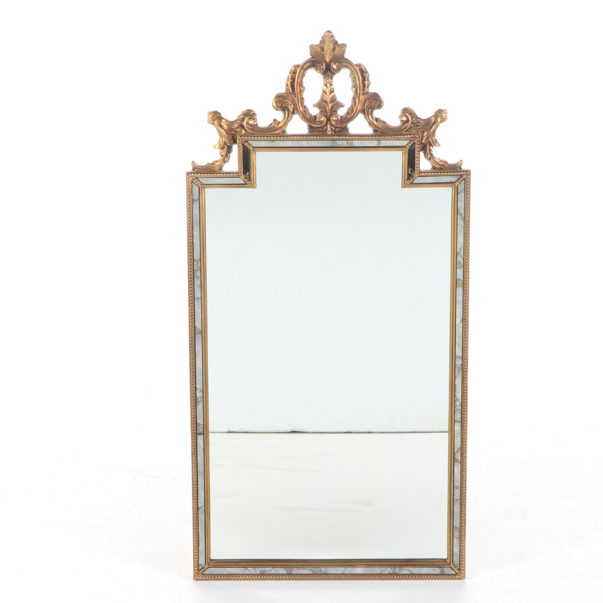 Neoclassical Style Marlock Inc. Gilt Composite Mirror, Late 20th Century