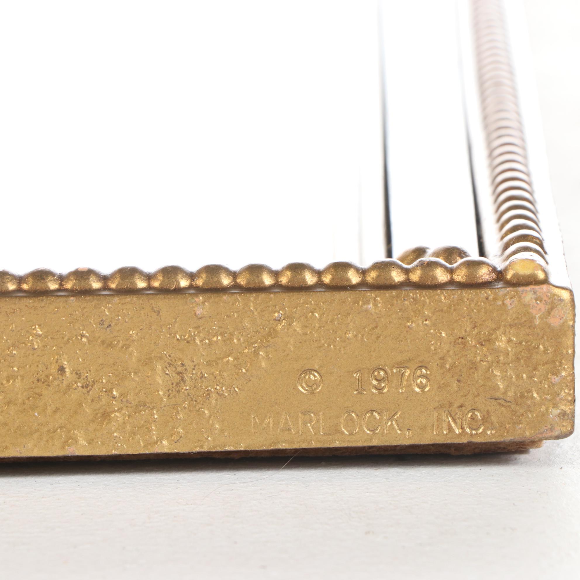 Neoclassical Style Marlock Inc. Gilt Composite Mirror, Late 20th Century