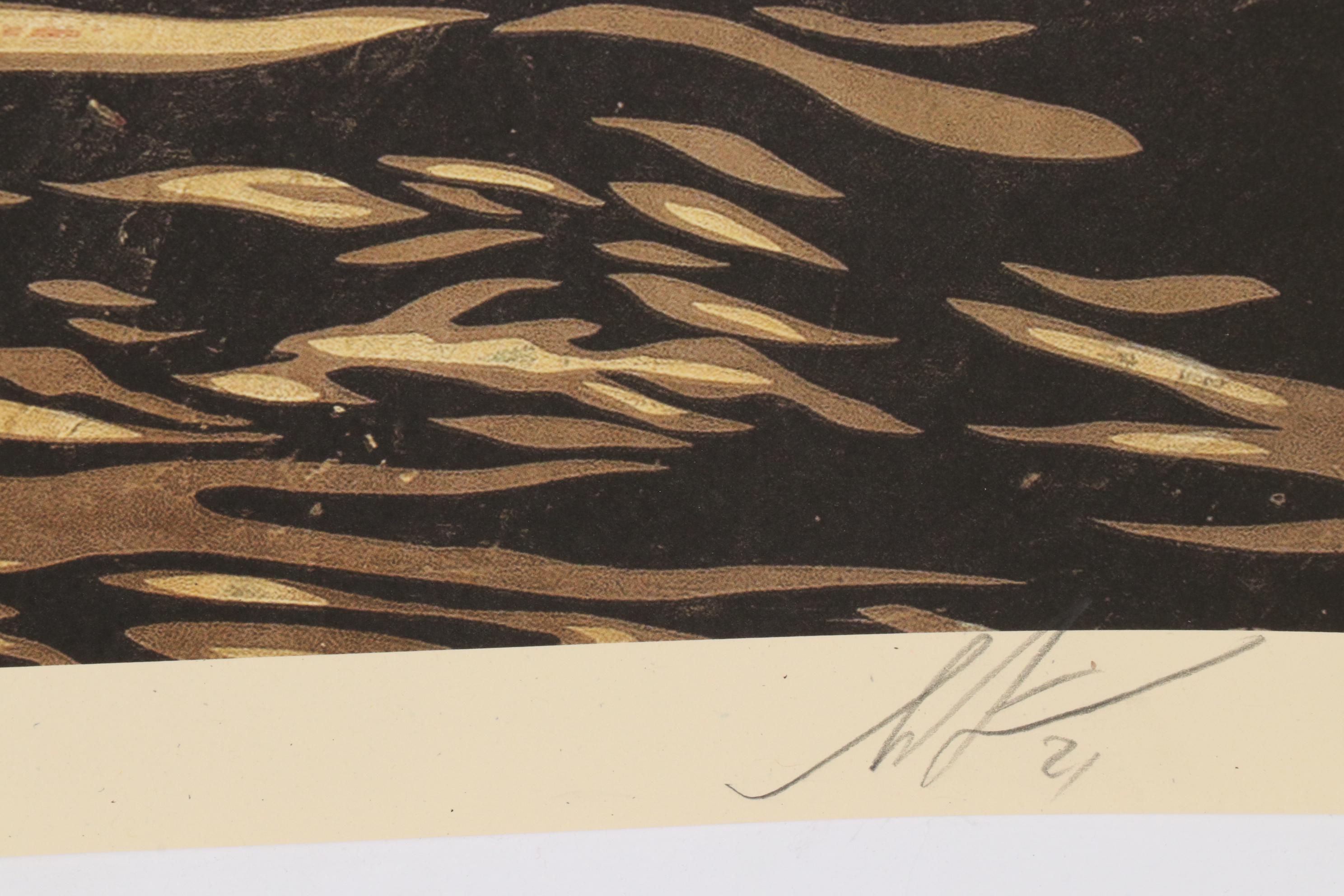 Shepard Fairey Offset Print "Dark Wave," 2021