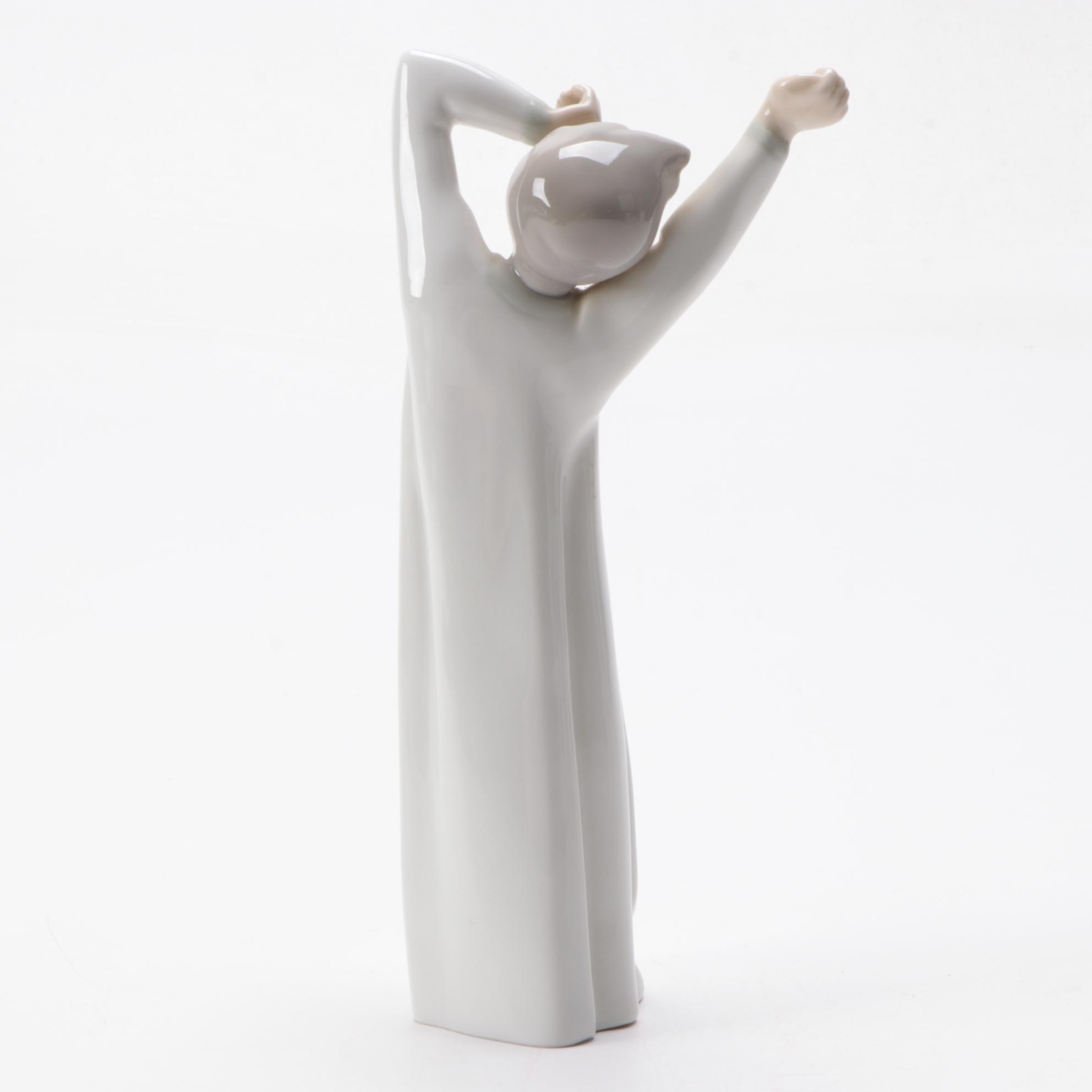 Nao "Boy Yawning" Porcelain Figurine