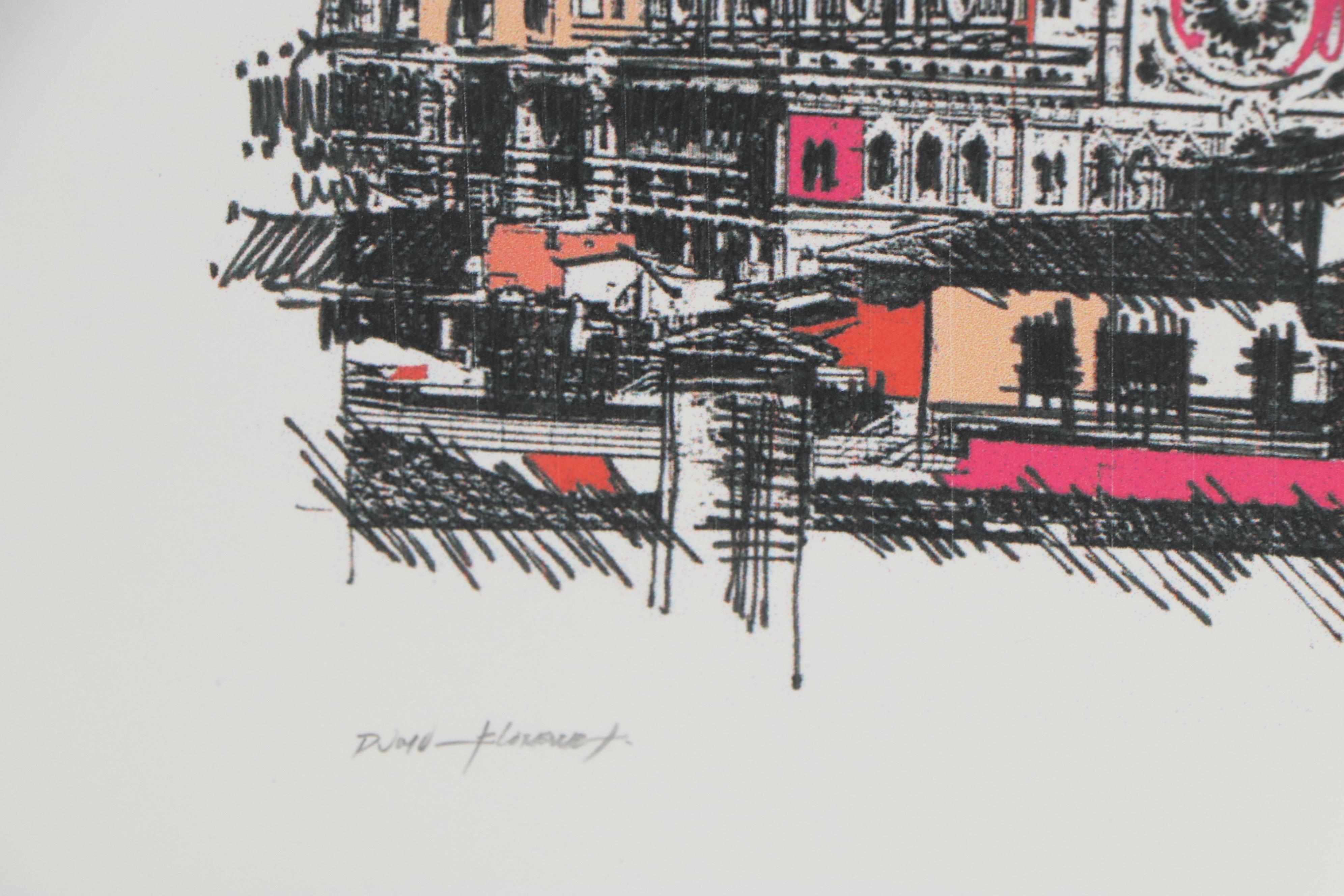 Robert Lackney Giclées of Italian Architecture, 21st Century