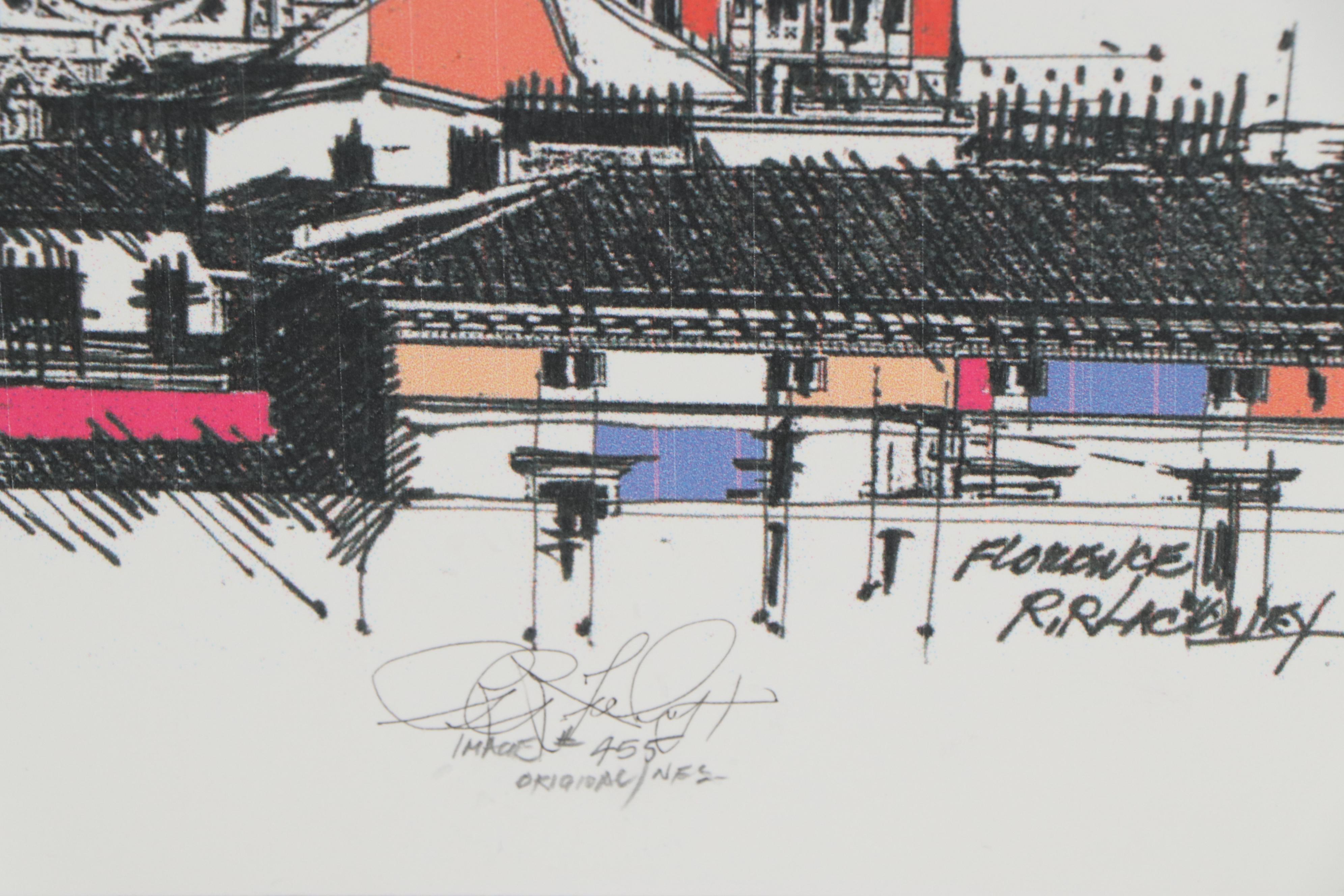 Robert Lackney Giclées of Italian Architecture, 21st Century