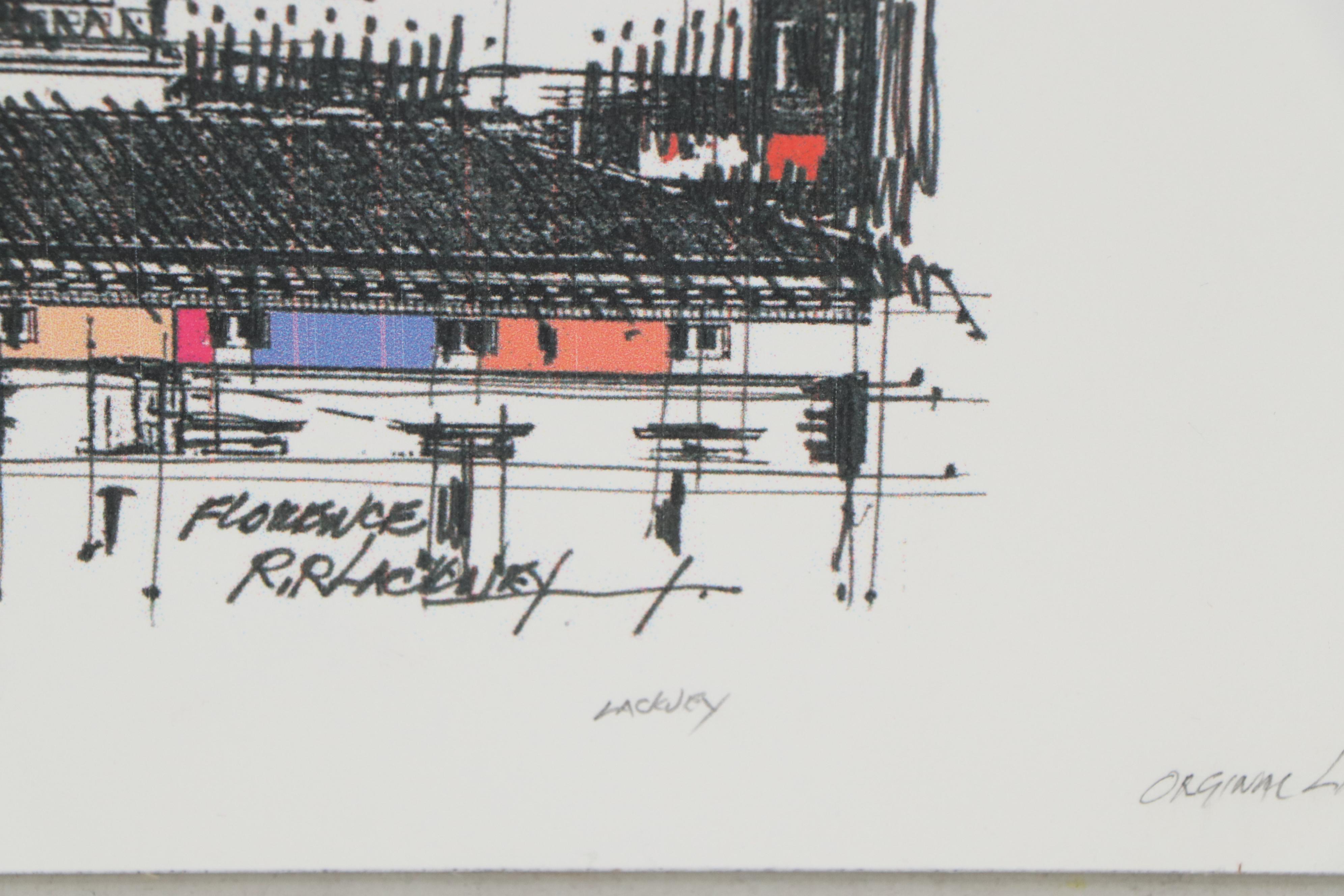 Robert Lackney Giclées of Italian Architecture, 21st Century