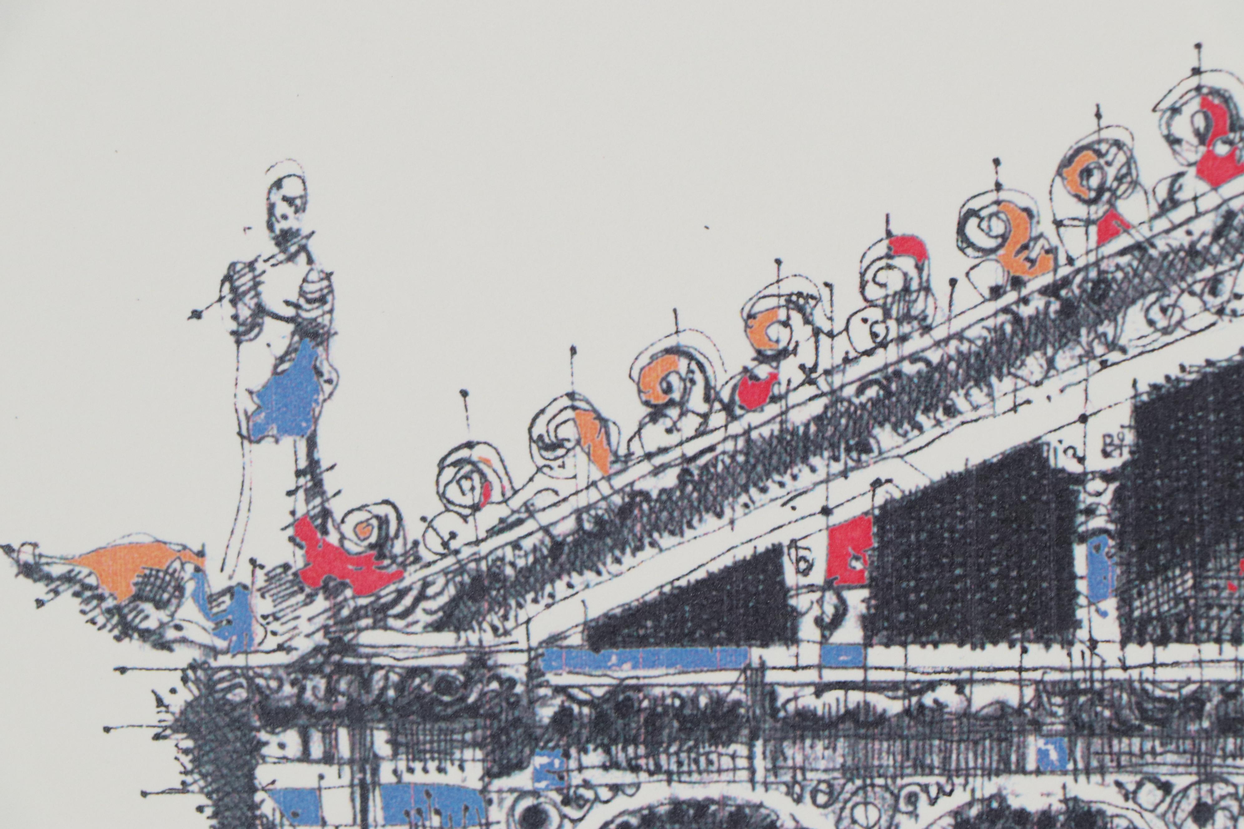 Robert Lackney Giclées of Italian Architecture, 21st Century