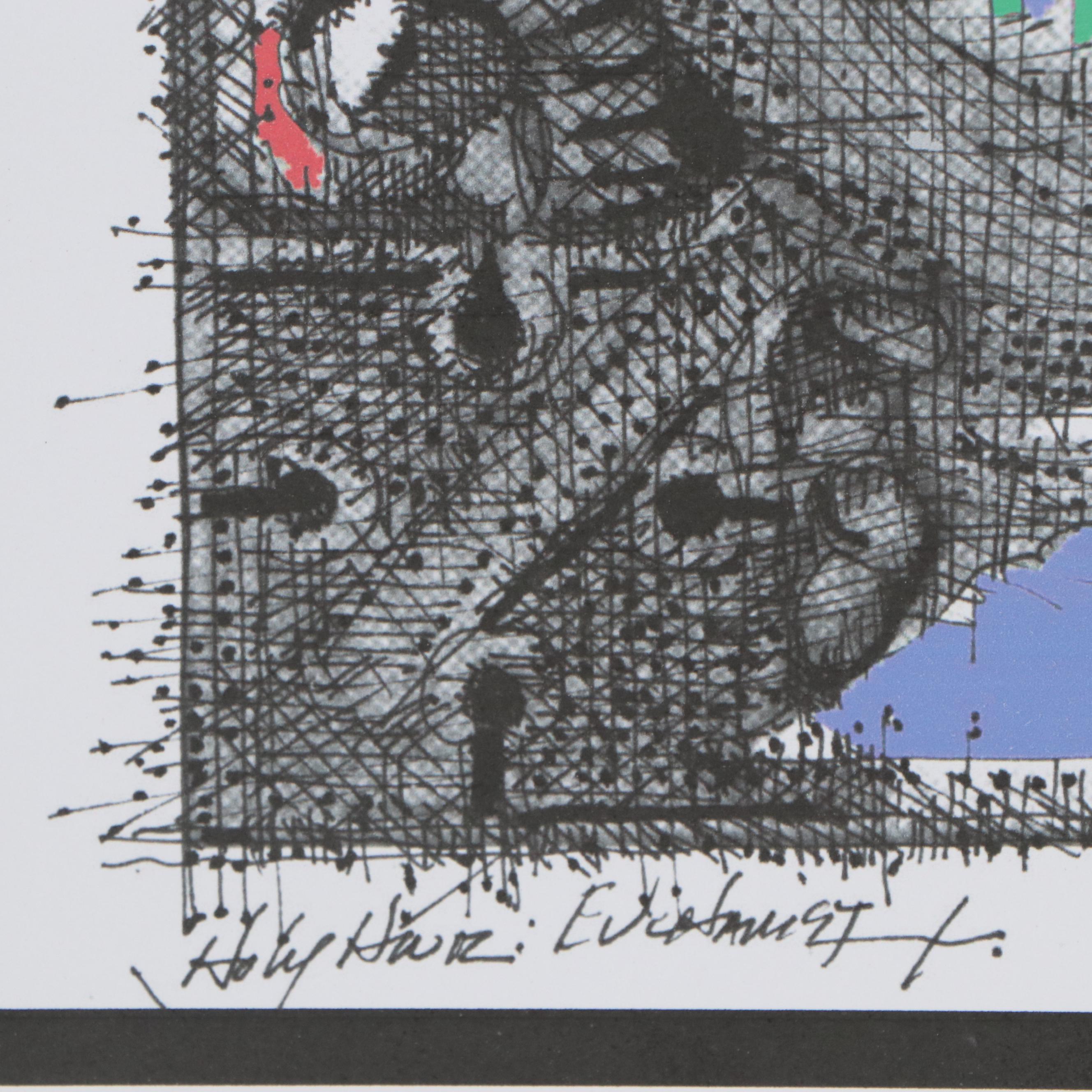 Robert Lackney Giclées of Italian Architecture, 21st Century