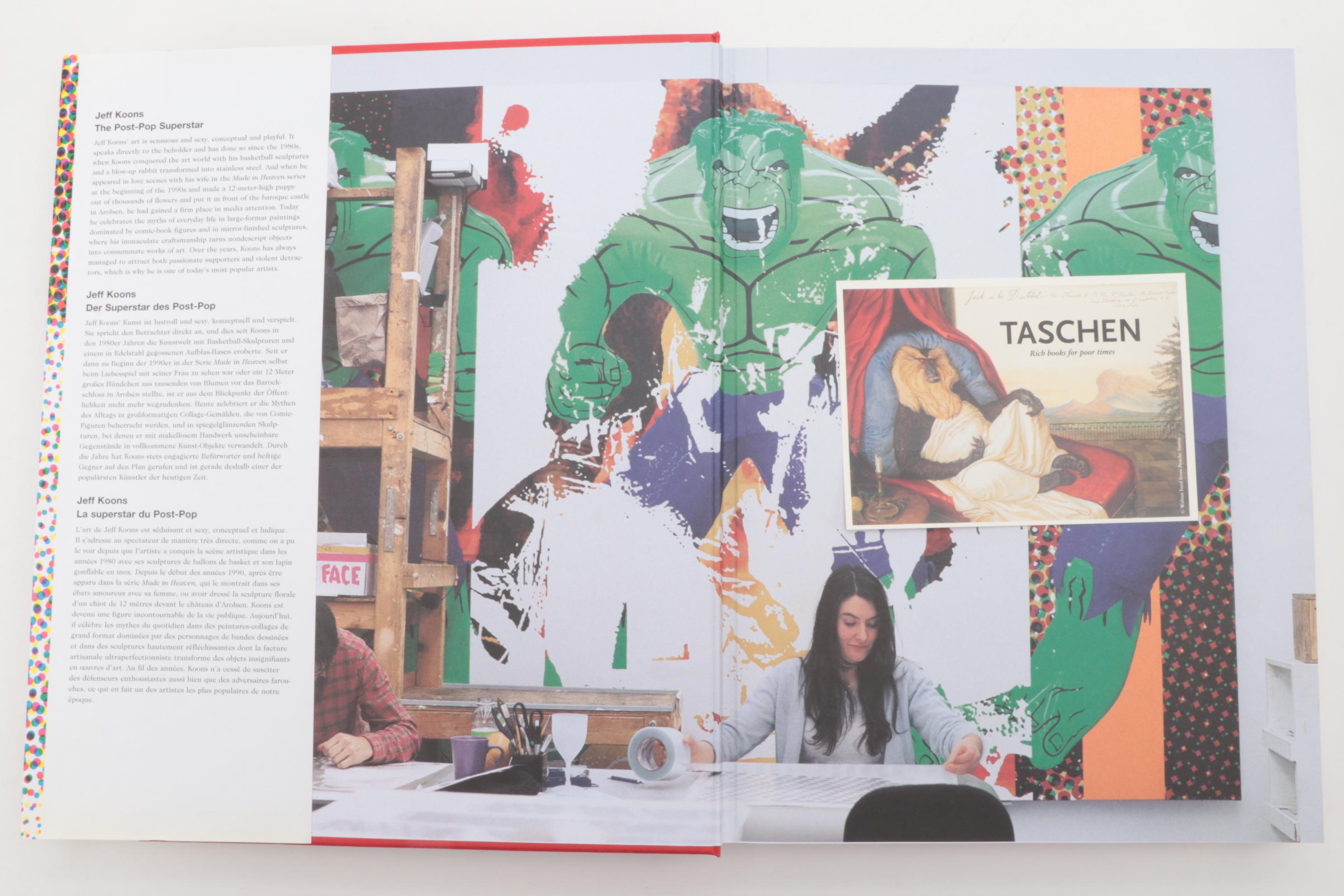 "Jeff Koons" Art Reference Book Edited by Hans Werner Holzwarth, 2009