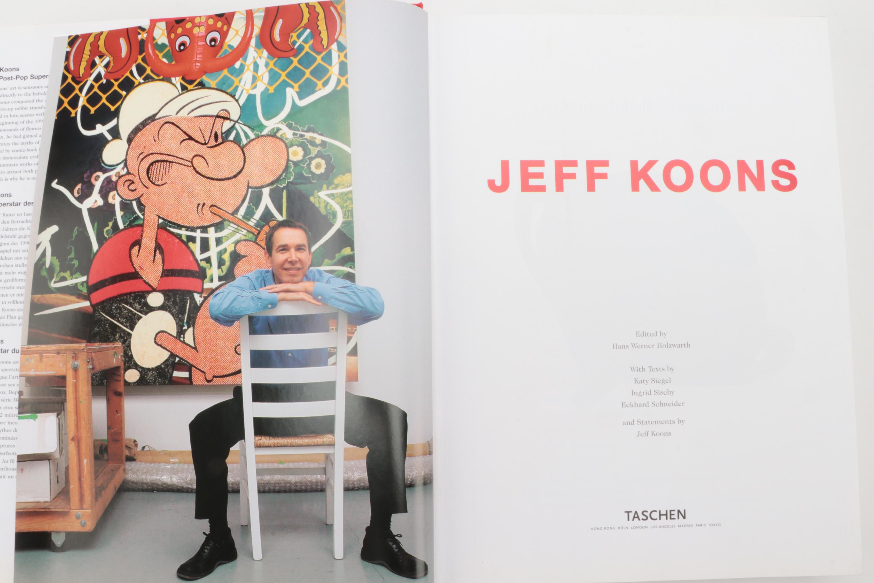 "Jeff Koons" Art Reference Book Edited by Hans Werner Holzwarth, 2009