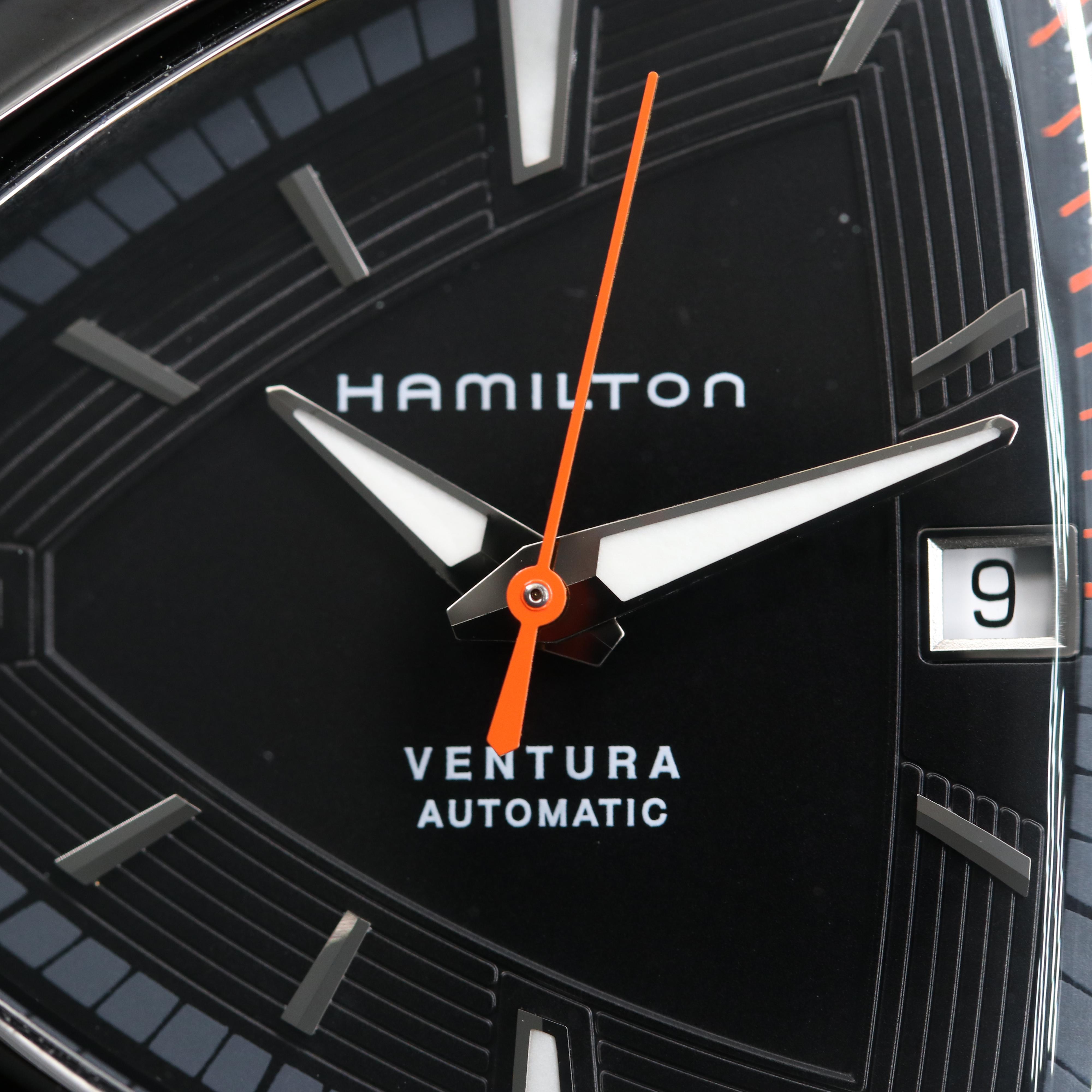 Hamilton "Ventura Elvis80" Stainless Steel and Black PVD Automatic Watch